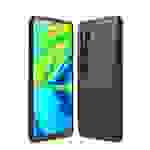 Xiaomi Mi Note 10 Handyhülle Carbon Optik Backcover Schwarz