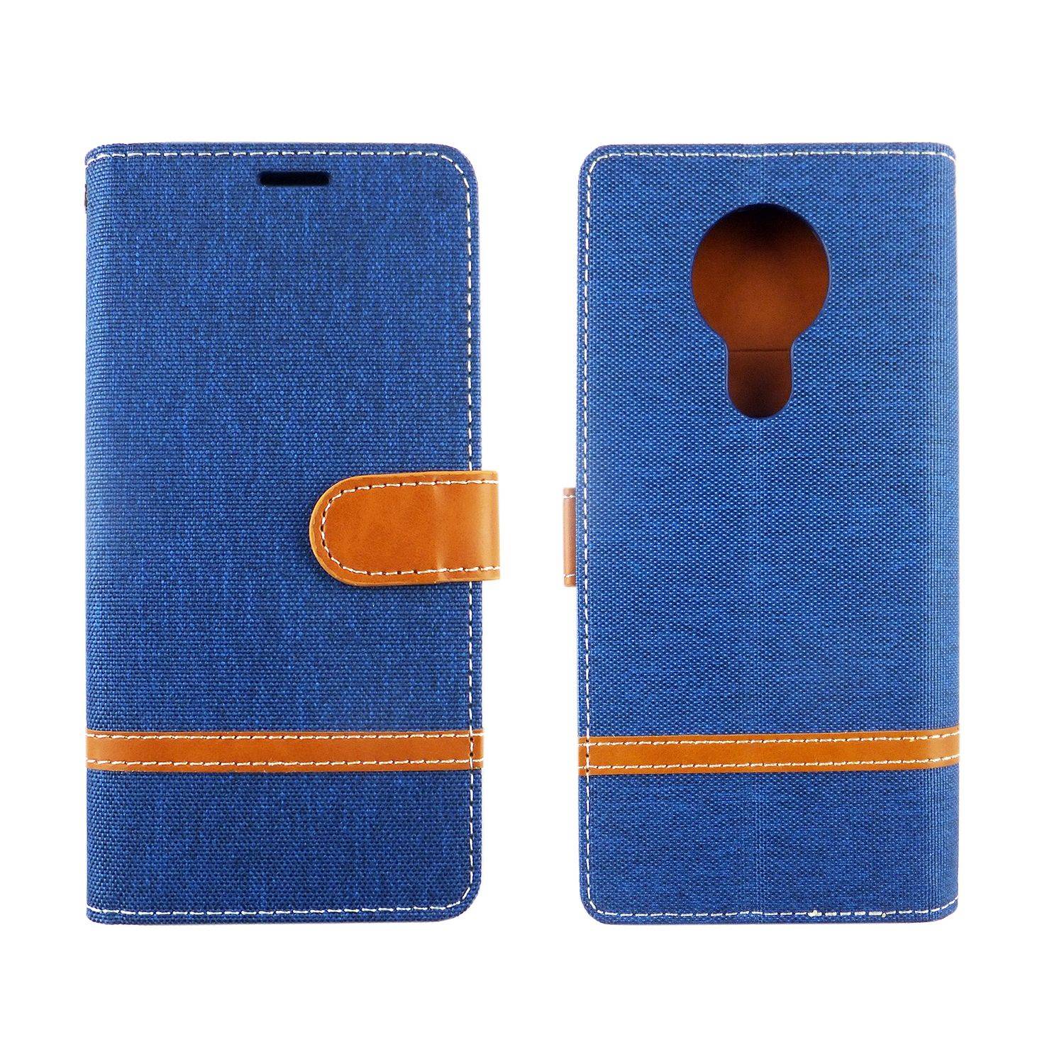 Nokia 5.3 Handyhülle Bookcover Blau