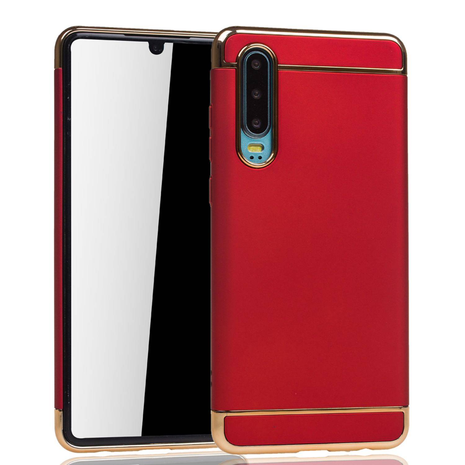 Huawei P30 Handyhülle Backcover Rot