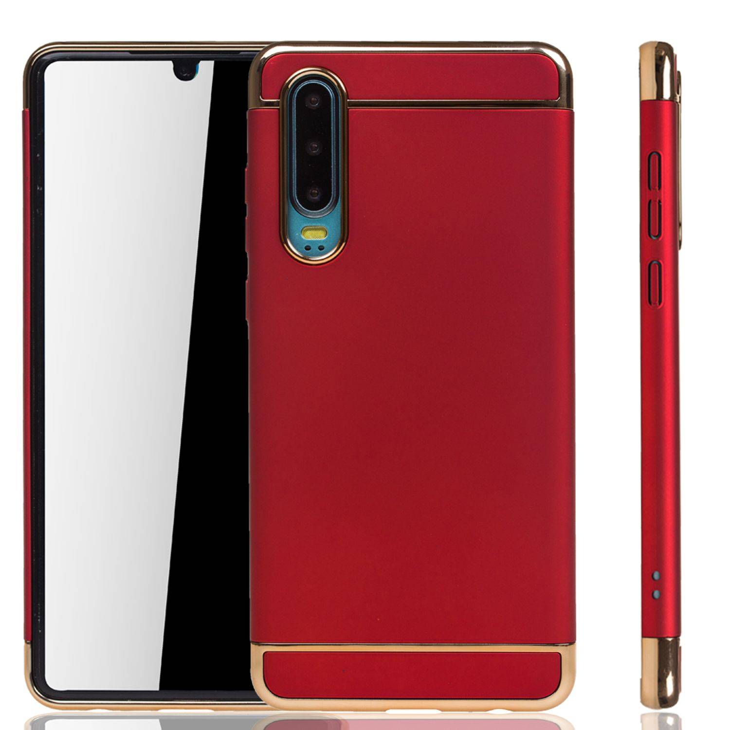 Huawei P30 Handyhülle Backcover Rot
