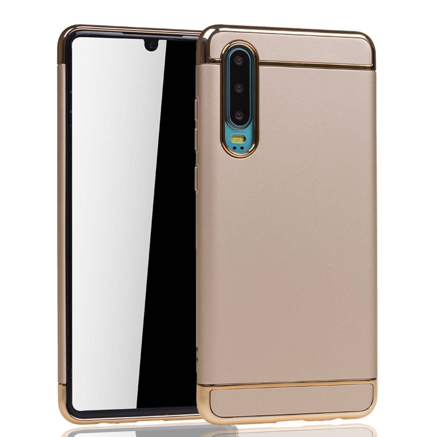 Huawei P30 Handyhülle Backcover Gold