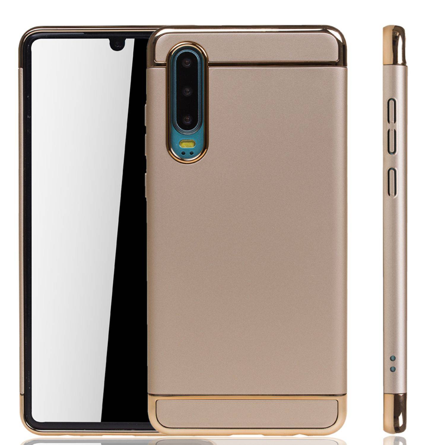 Huawei P30 Handyhülle Backcover Gold
