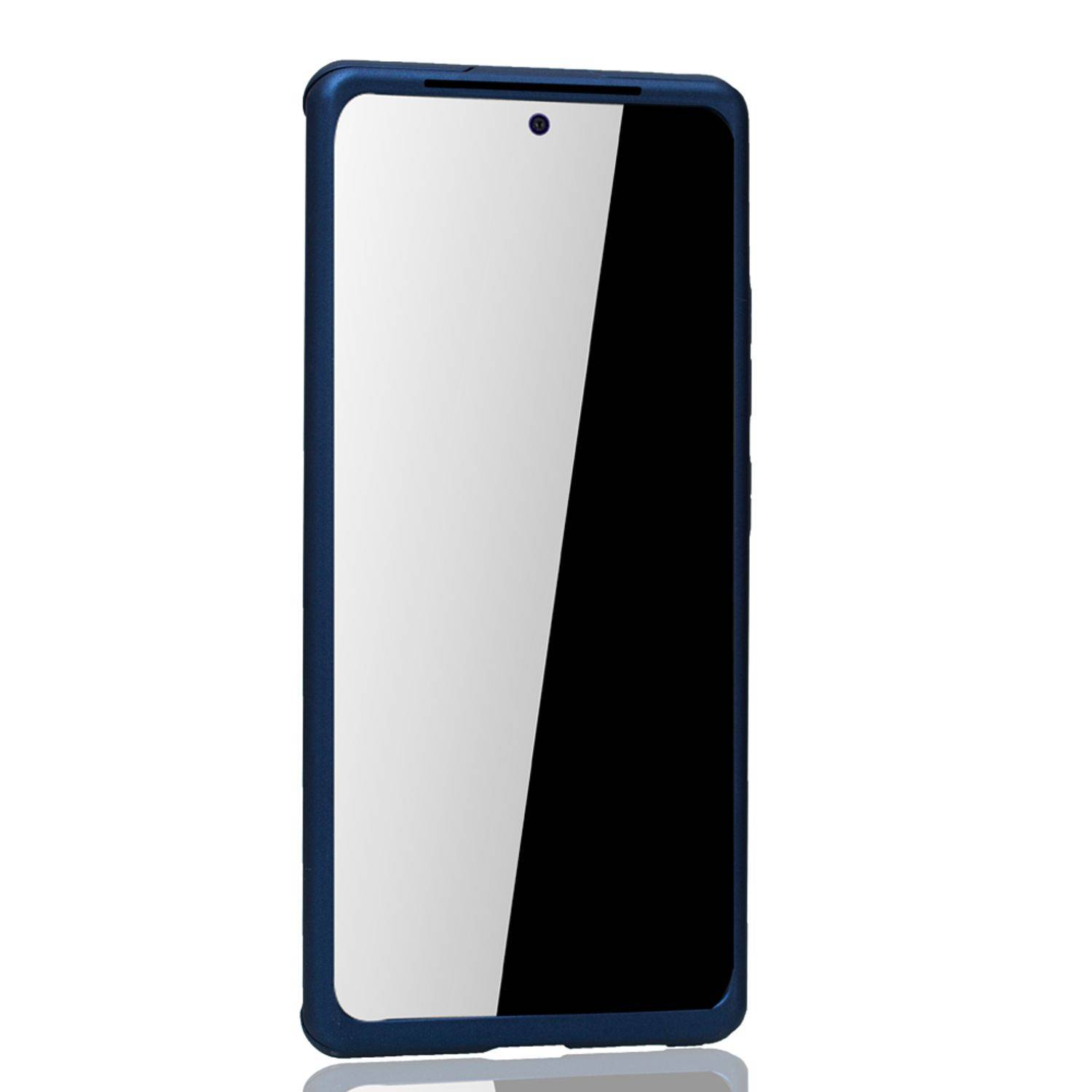 Samsung Galaxy S20 Ultra Handyhülle 360 Grad Schutz Full Cover Blau