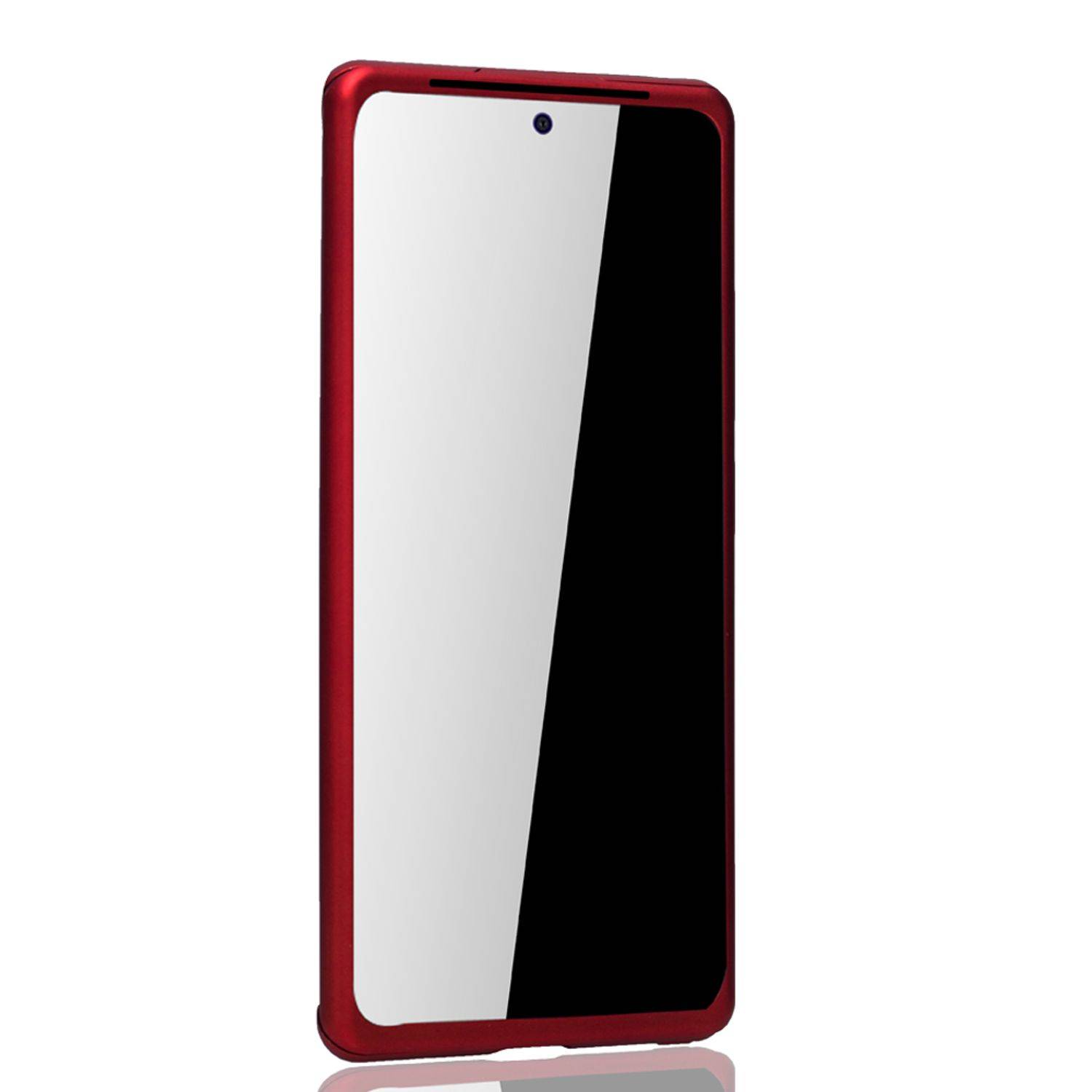 Samsung Galaxy S20 Ultra Handyhülle 360 Grad Schutz Full Cover Rot