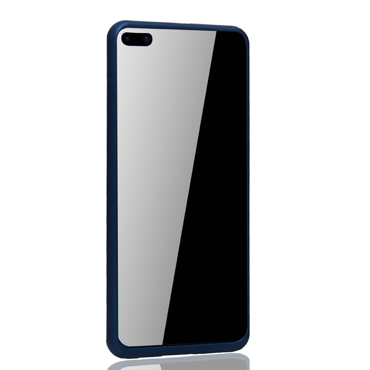Huawei P40 Handyhülle 360 Grad Schutz Full Cover Blau