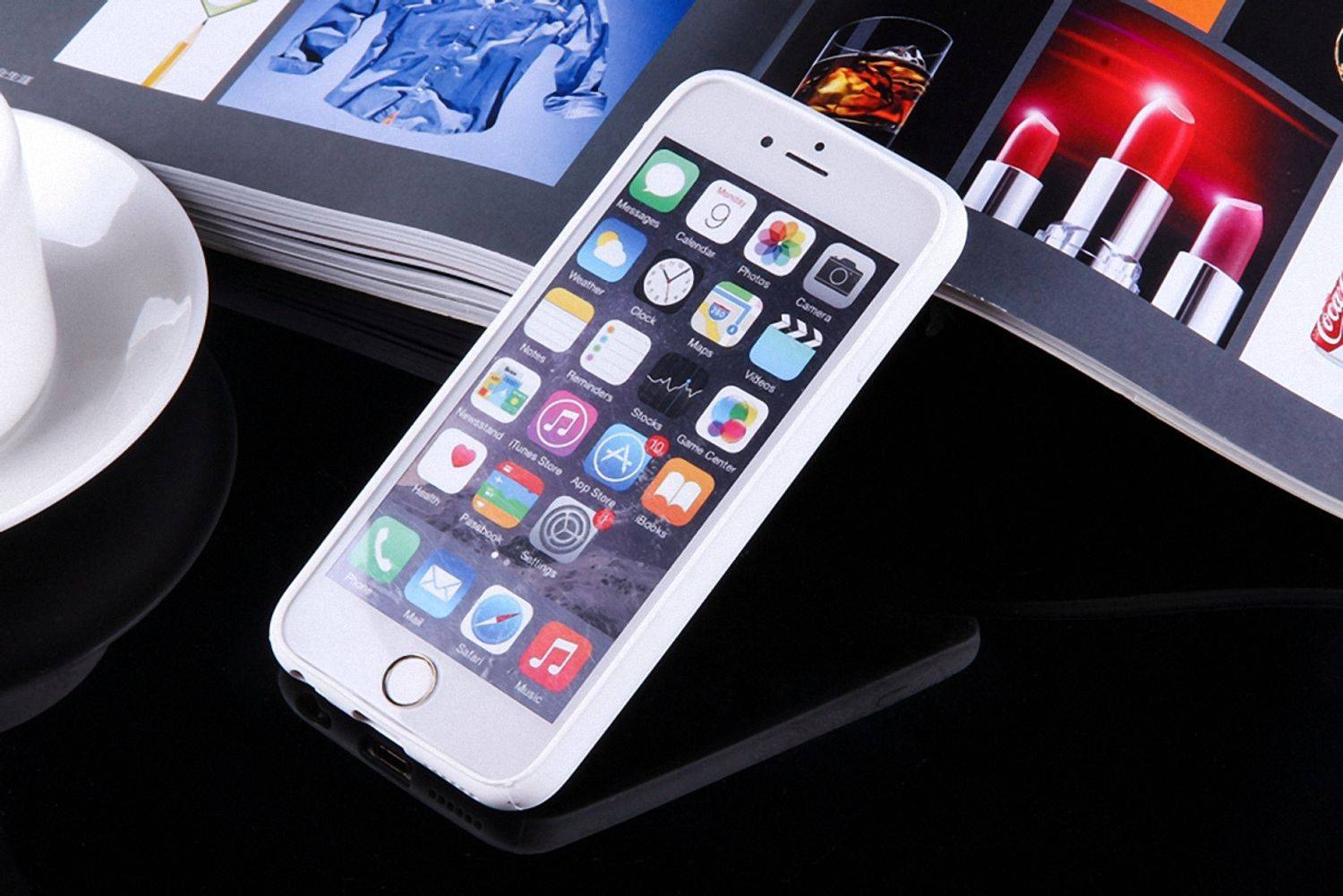 Apple iPhone SE 2020 Handyhülle Backcover Schwarz