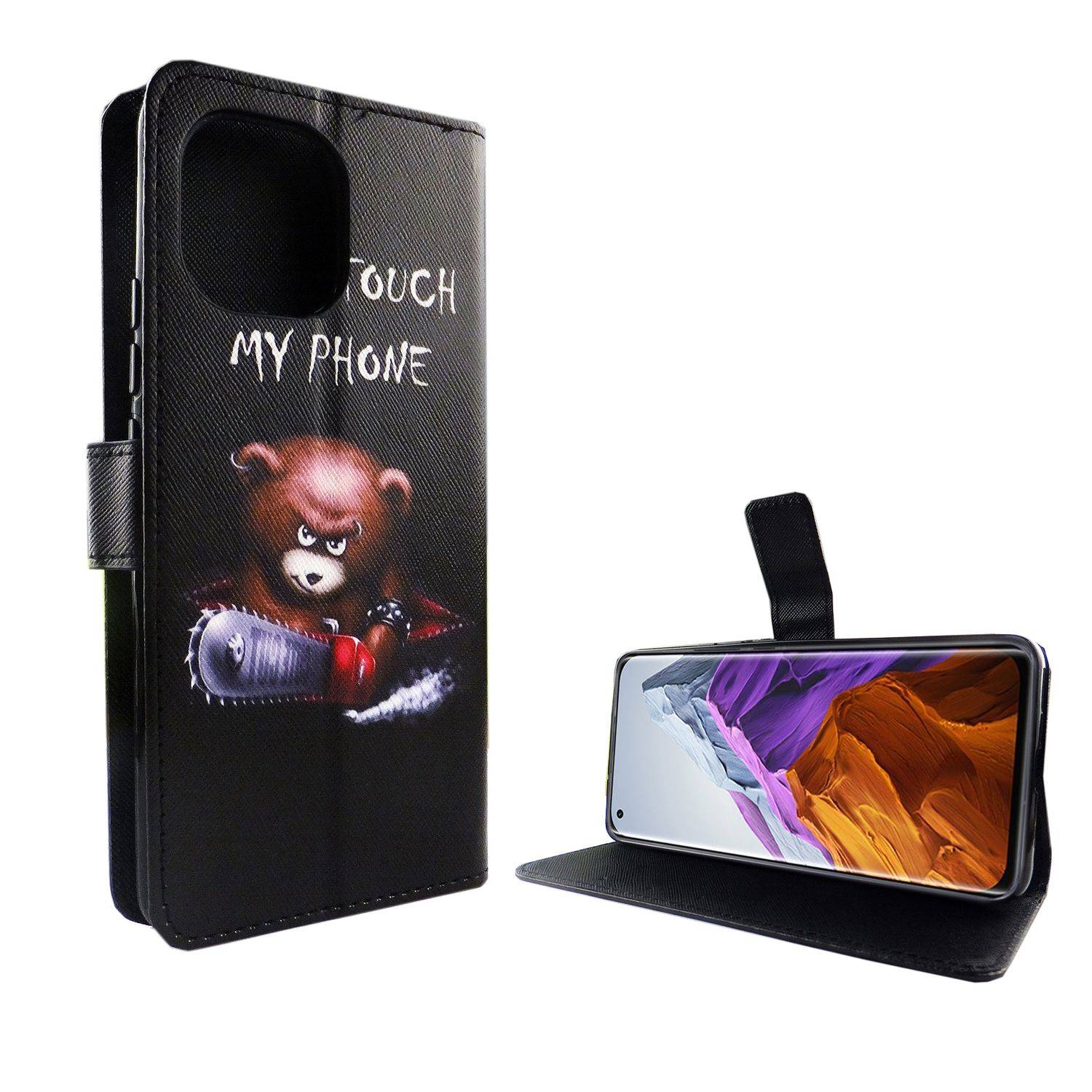Xiaomi Mi 11 Handyhülle Bookcover Schwarz