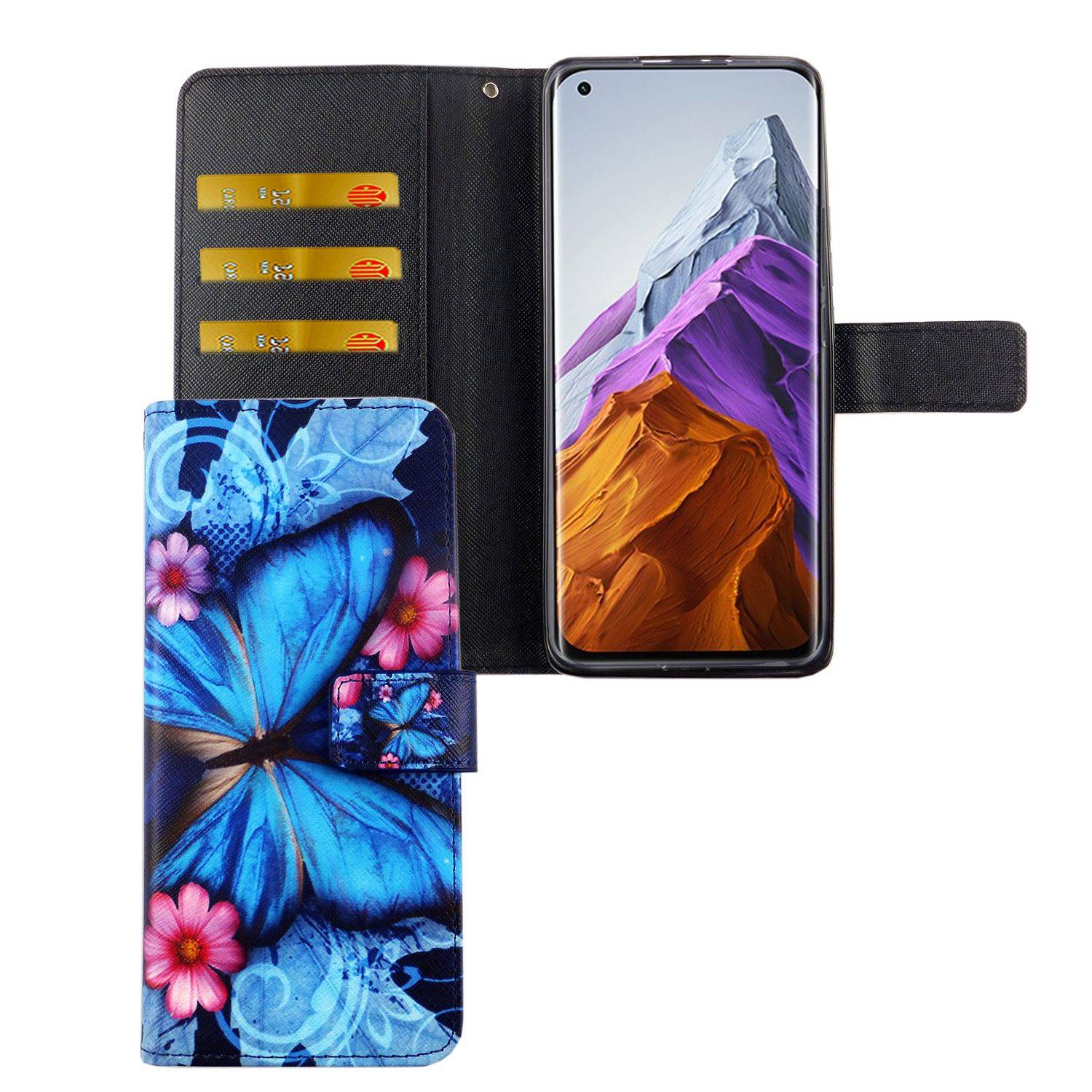 Xiaomi Mi 11 Handyhülle Bookcover Blau