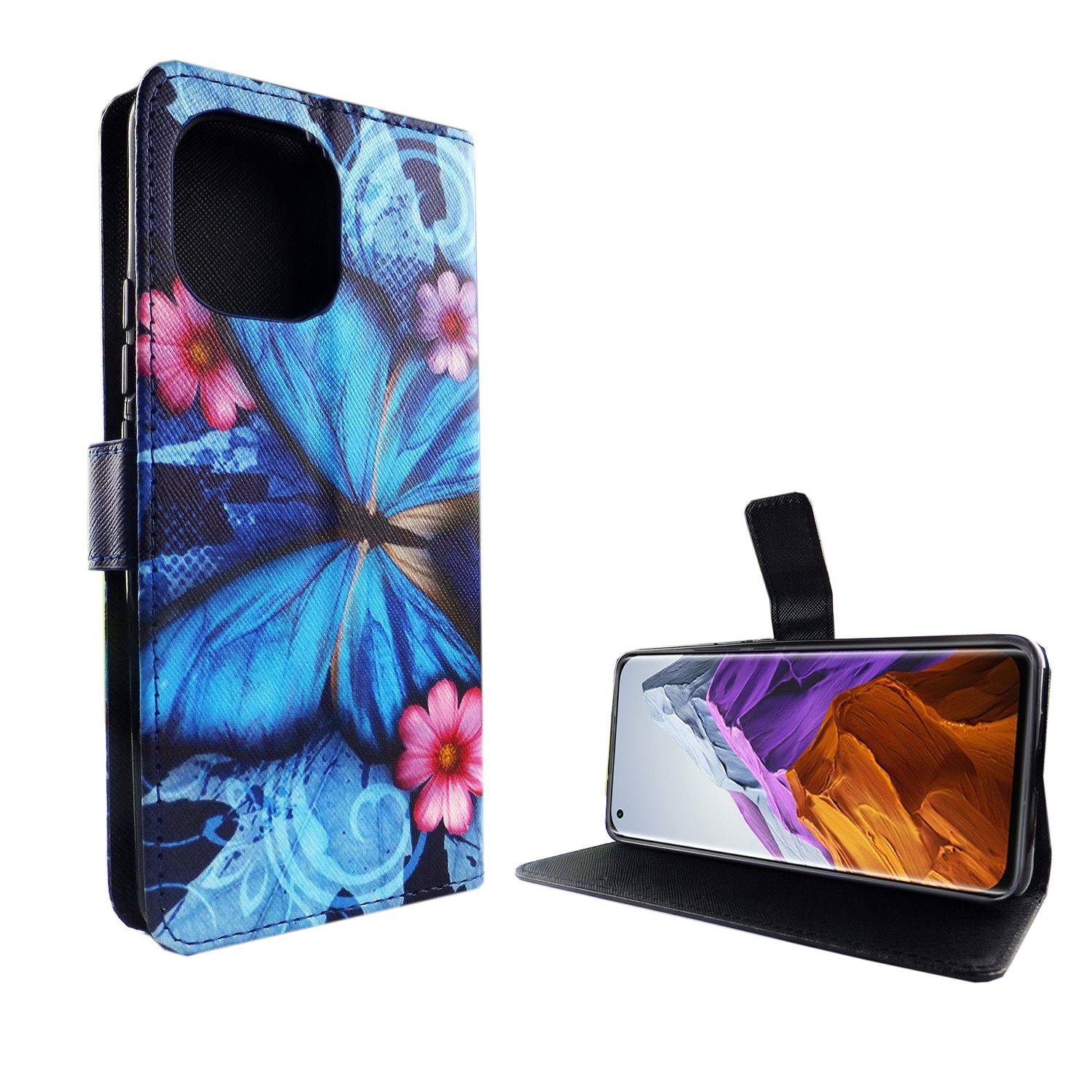 Xiaomi Mi 11 Handyhülle Bookcover Blau