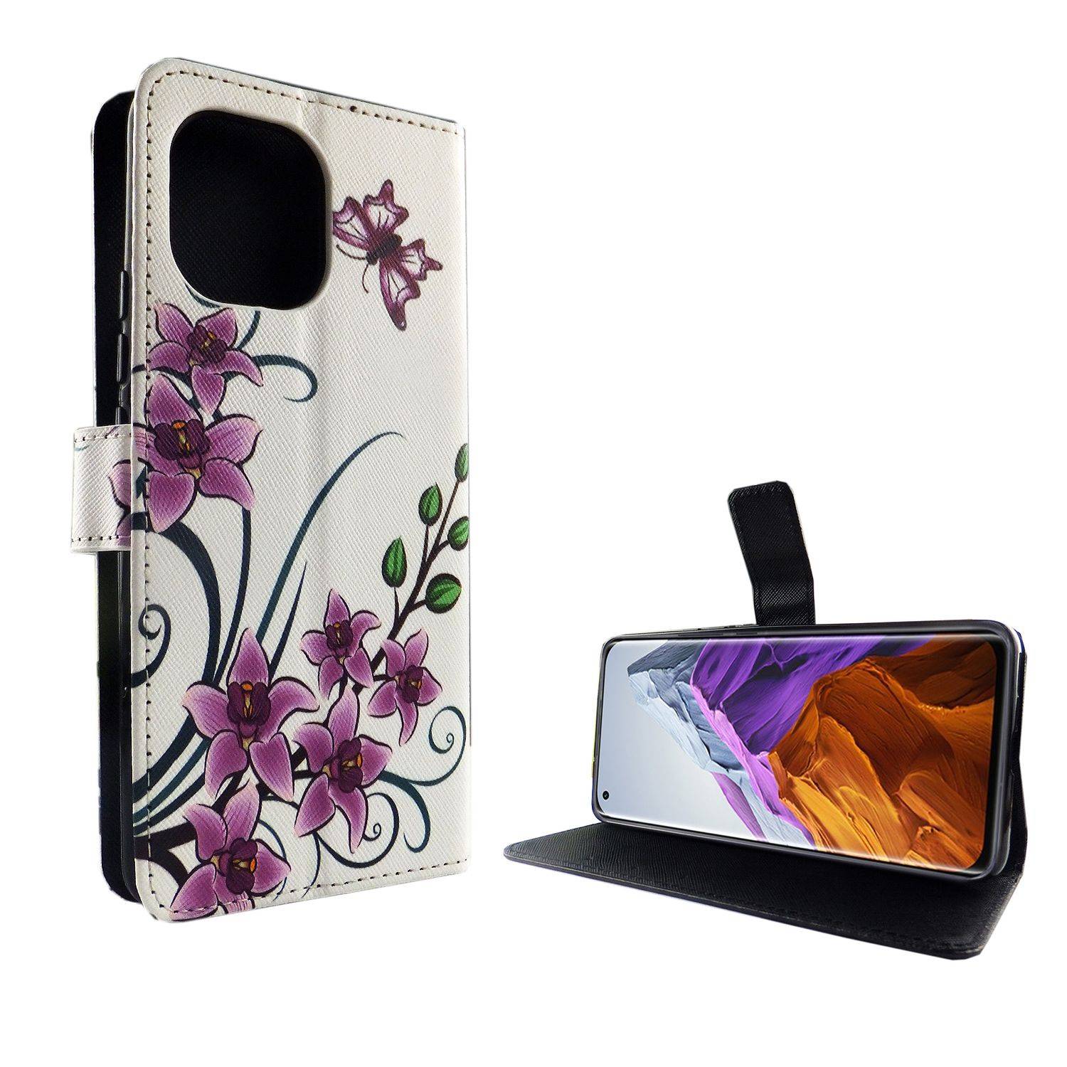 Xiaomi Mi 11 Handyhülle Bookcover Weiß