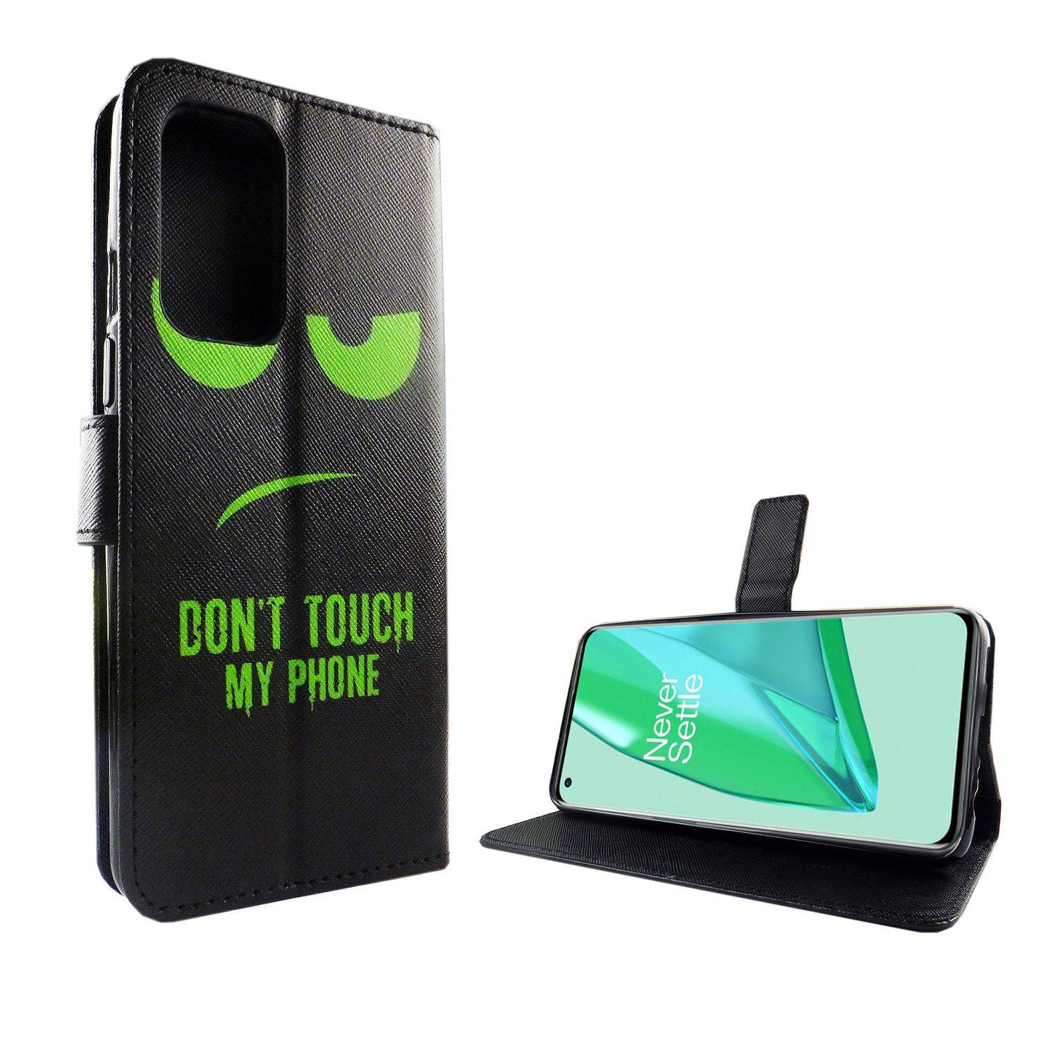 OnePlus 9 Handyhülle Bookcover Schwarz