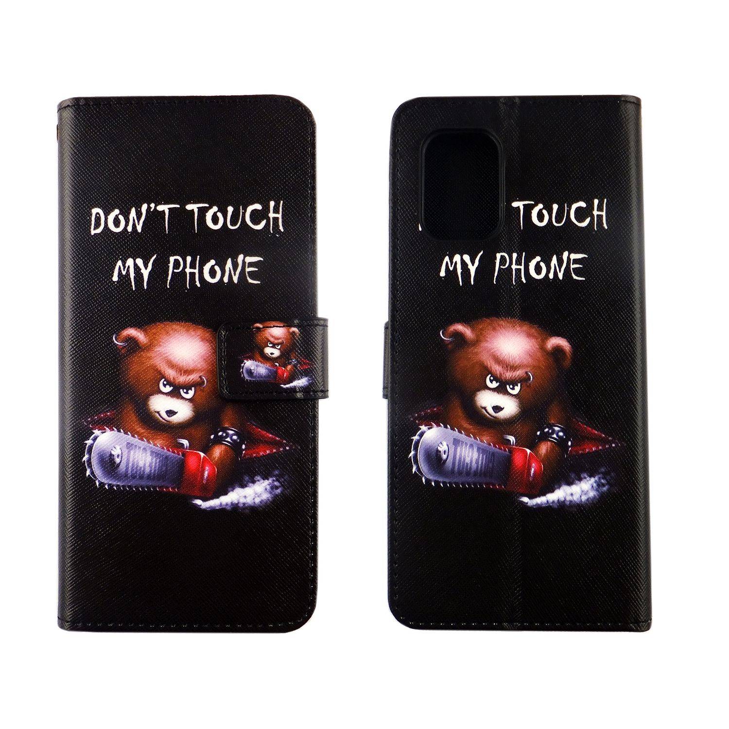Xiaomi Mi 10 Lite 5G Handyhülle Bookcover Schwarz