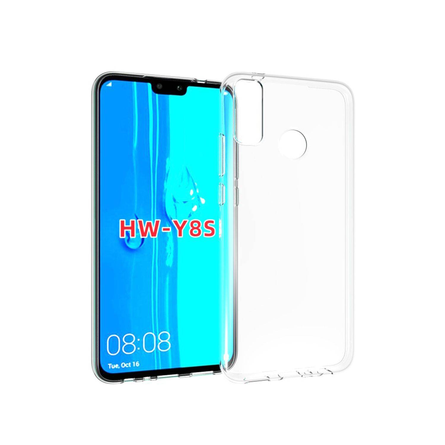Huawei Y8s Handyhülle Ultra Dünn Bumper Backcover Transparent