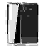 Samsung Galaxy M20 Handyhülle Bumper Backcover Silber
