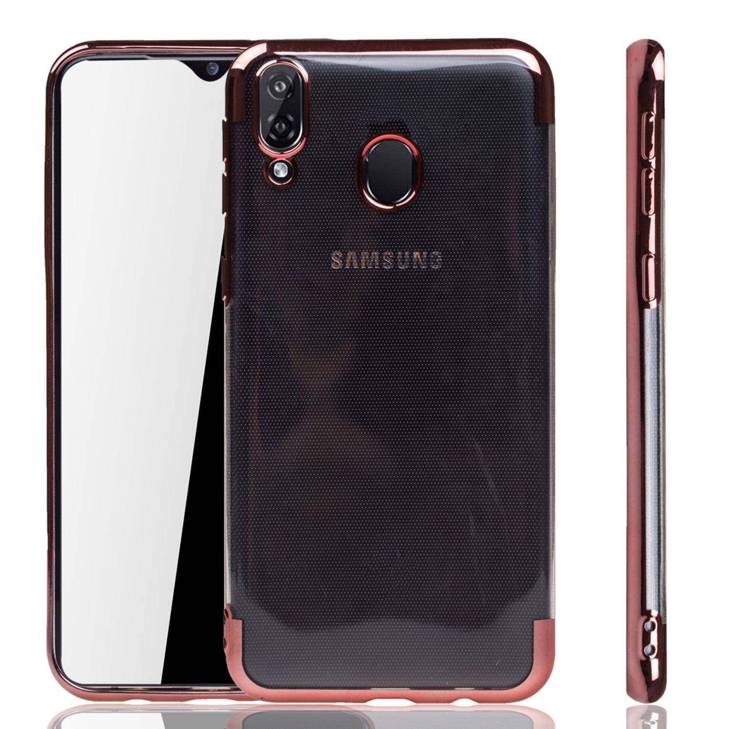 Samsung Galaxy M20 Handyhülle Bumper Backcover Rosa