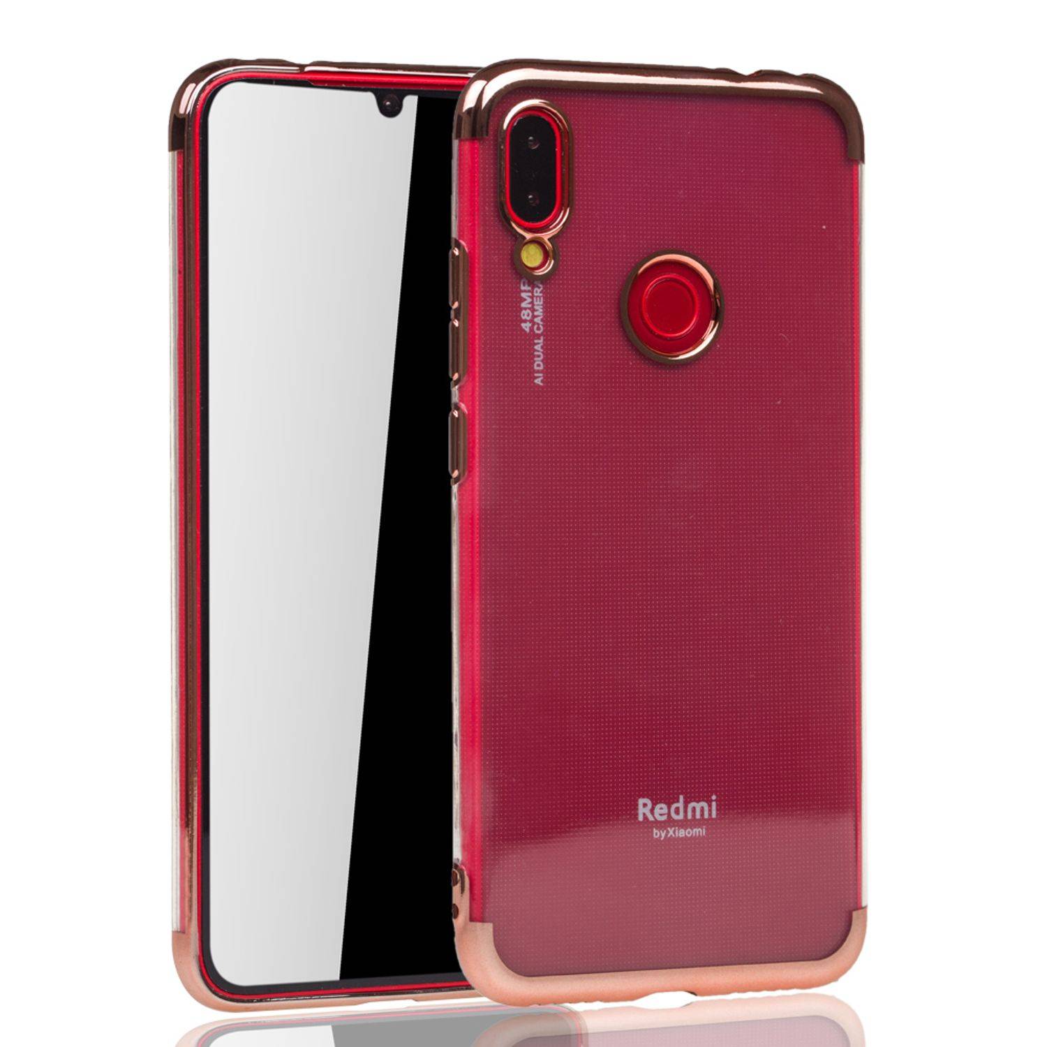 Xiaomi Redmi Note 7 / Redmi Note 7 Pro Handyhülle Bumper Backcover Rosa