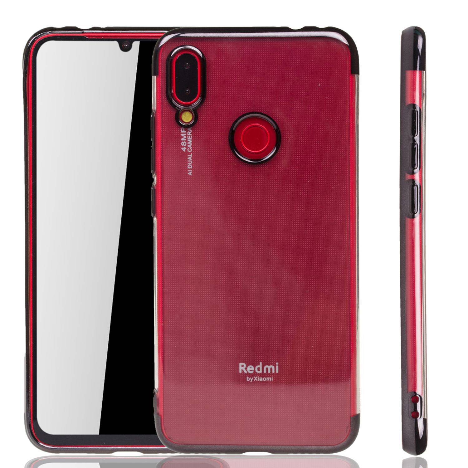 Xiaomi Redmi Note 7 / Redmi Note 7 Pro Handyhülle Bumper Backcover Schwarz