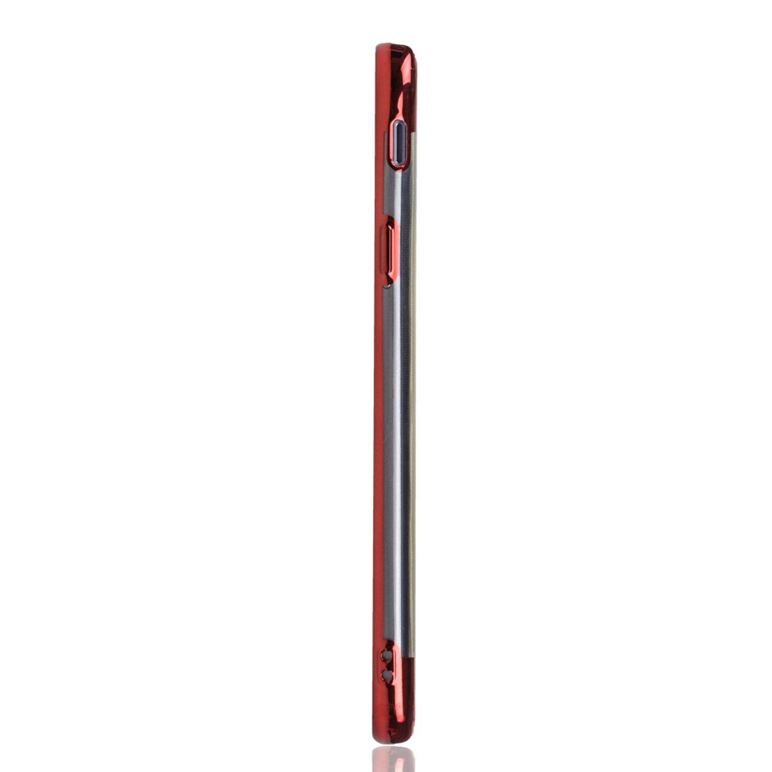 Samsung Galaxy J4 Handyhülle Bumper Backcover Rot