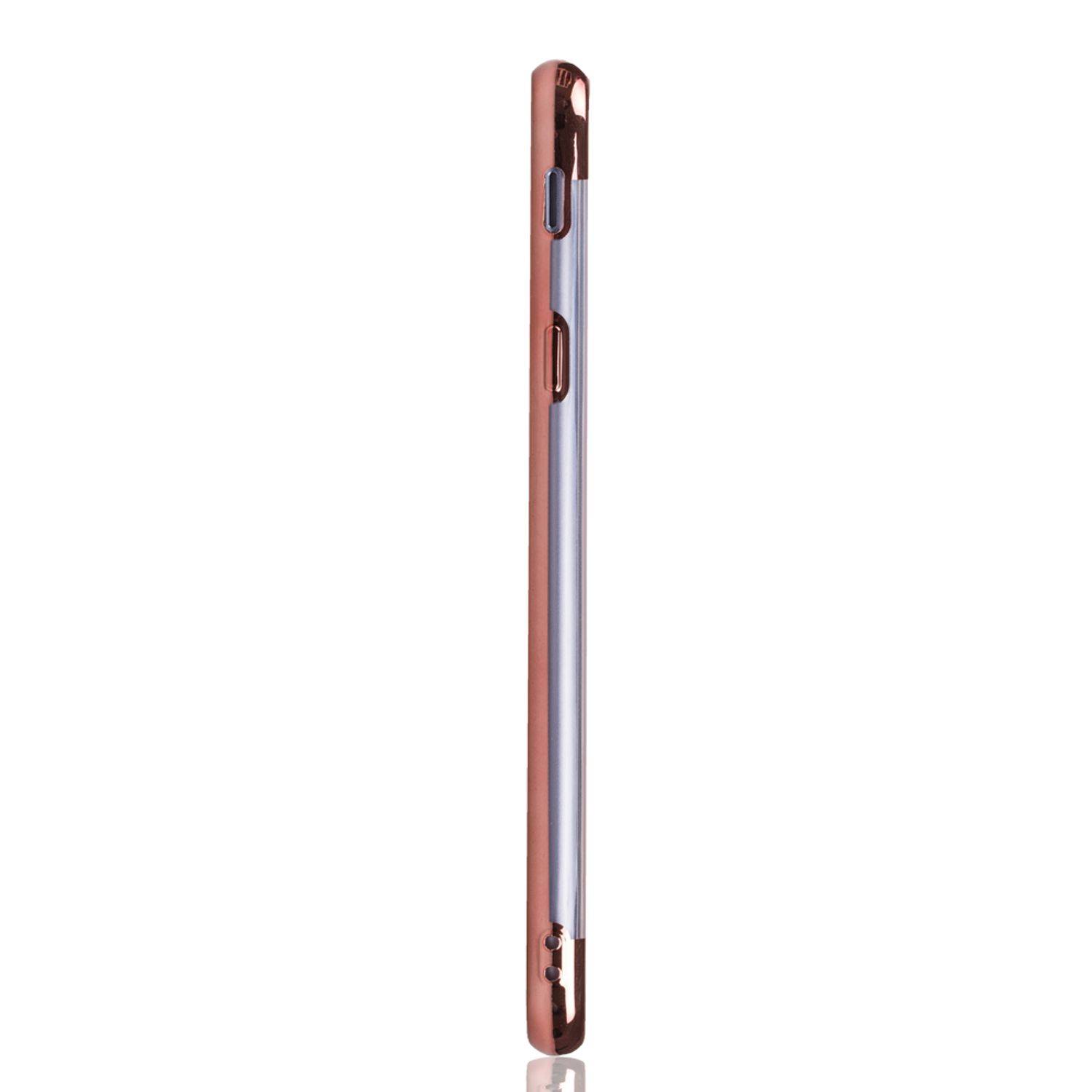 Samsung Galaxy J4 Plus Handyhülle Bumper Backcover Rosa