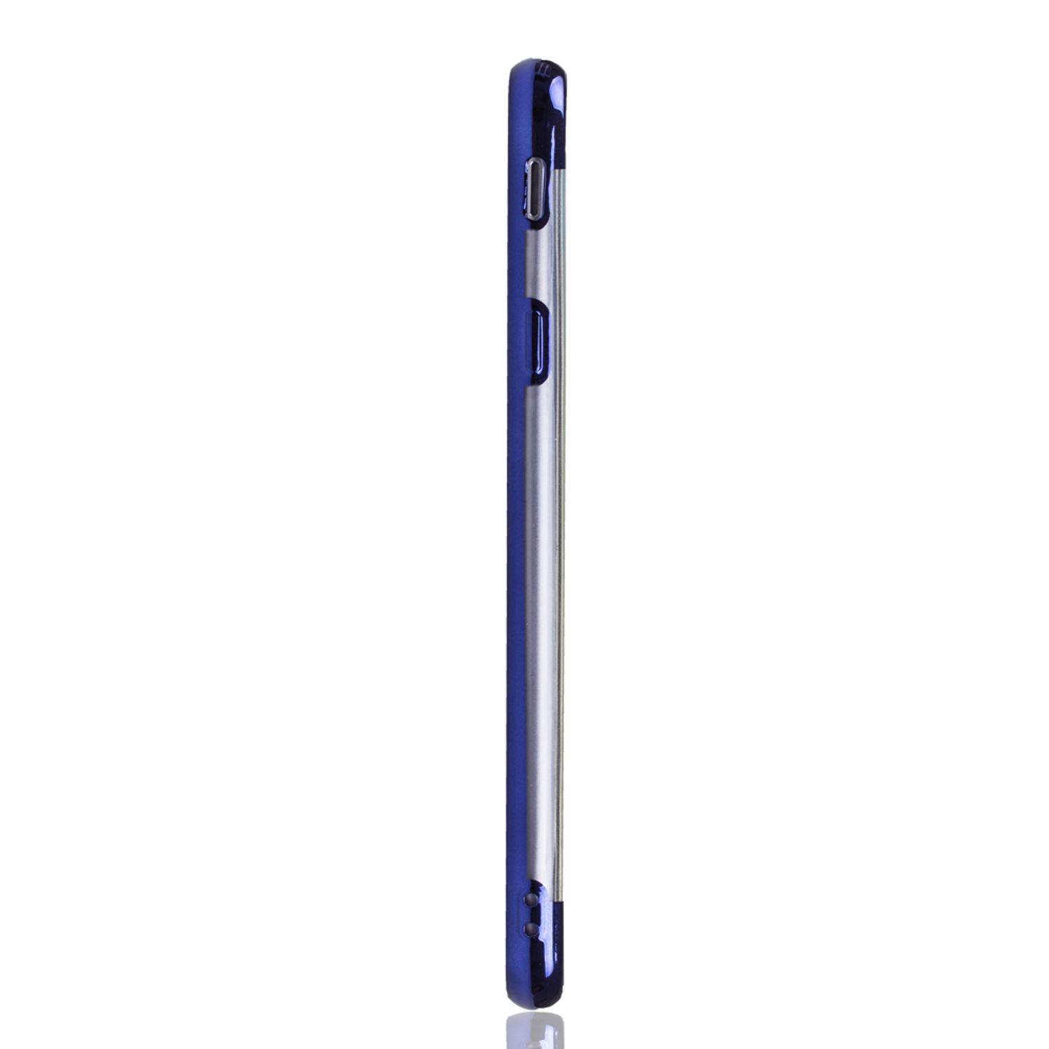 Samsung Galaxy J4 Plus Handyhülle Bumper Backcover Blau