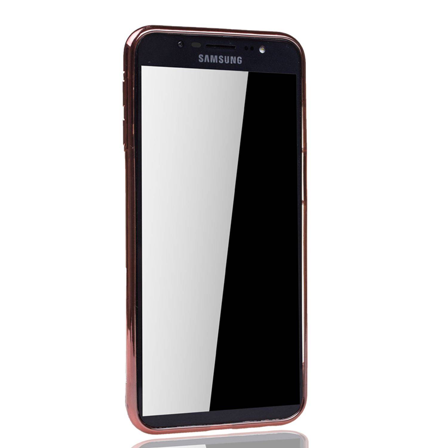 Samsung Galaxy J6 Plus Handyhülle Bumper Backcover Rosa