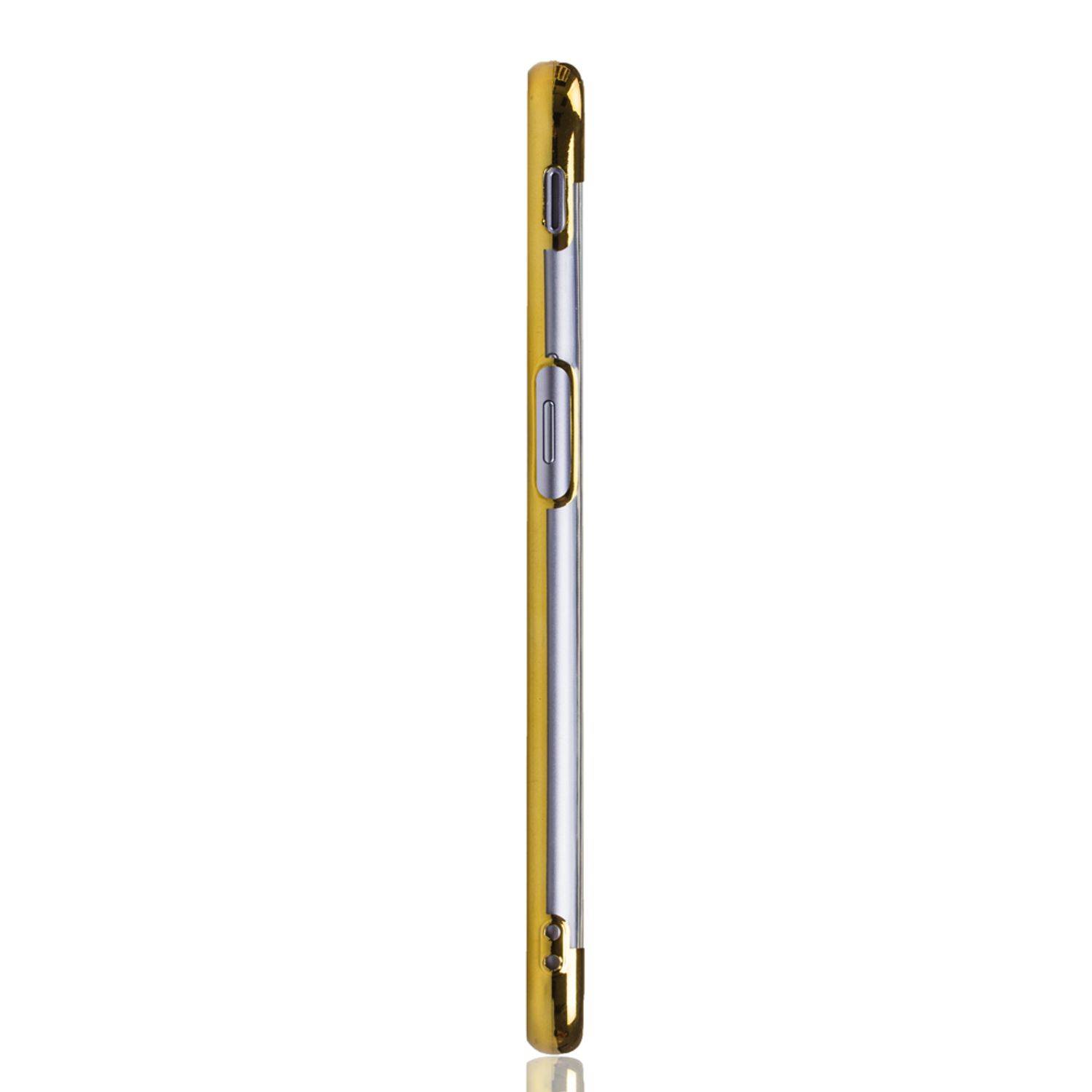 Samsung Galaxy J6 Plus Handyhülle Bumper Backcover Gold