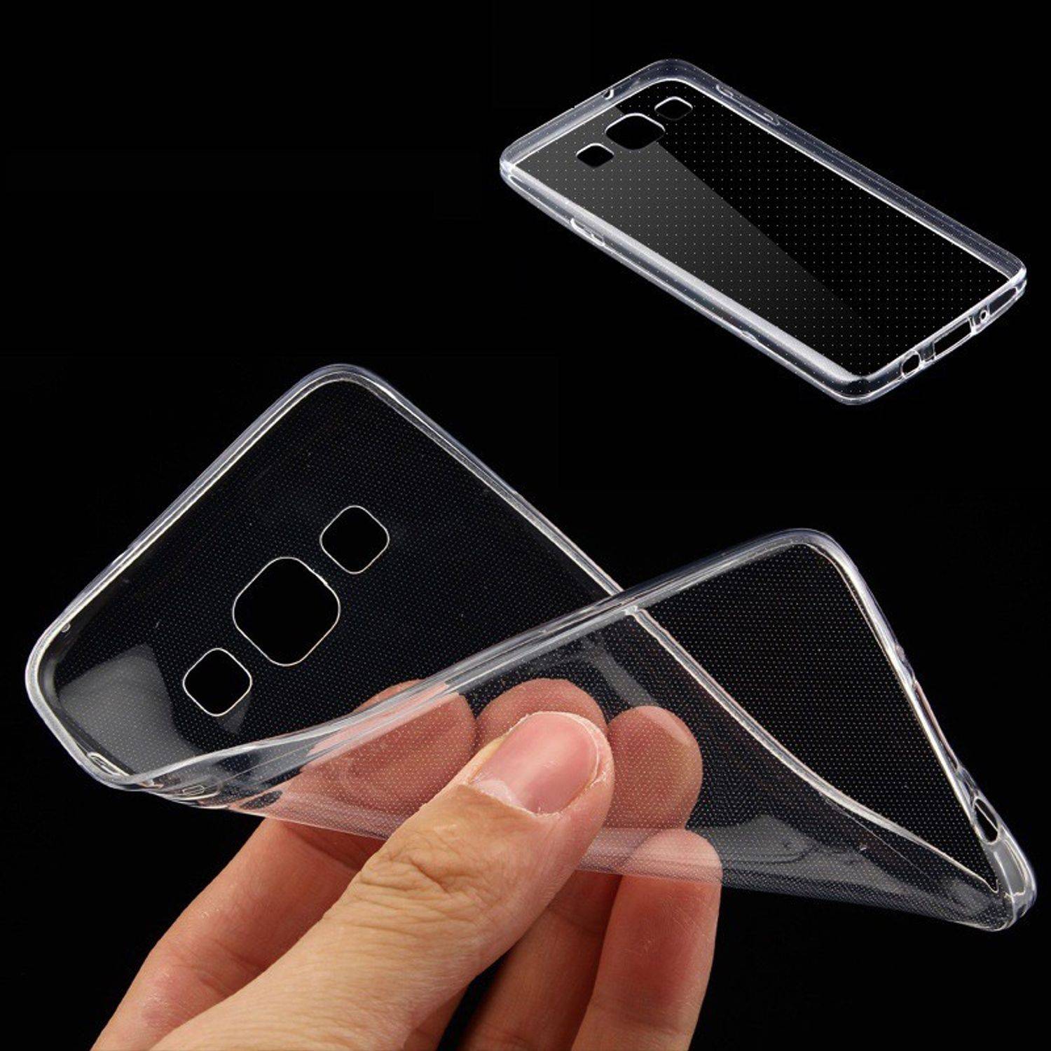 Oppo R1x Handyhülle Ultra Dünn Bumper Backcover Transparent