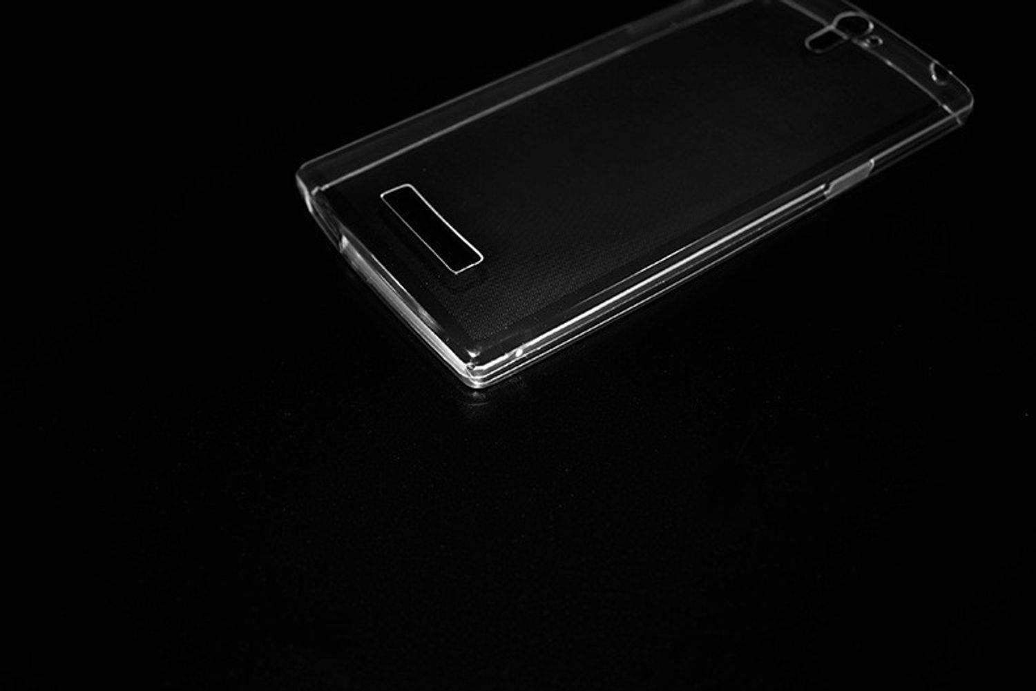 Oppo Find 5 Handyhülle Backcover Transparent