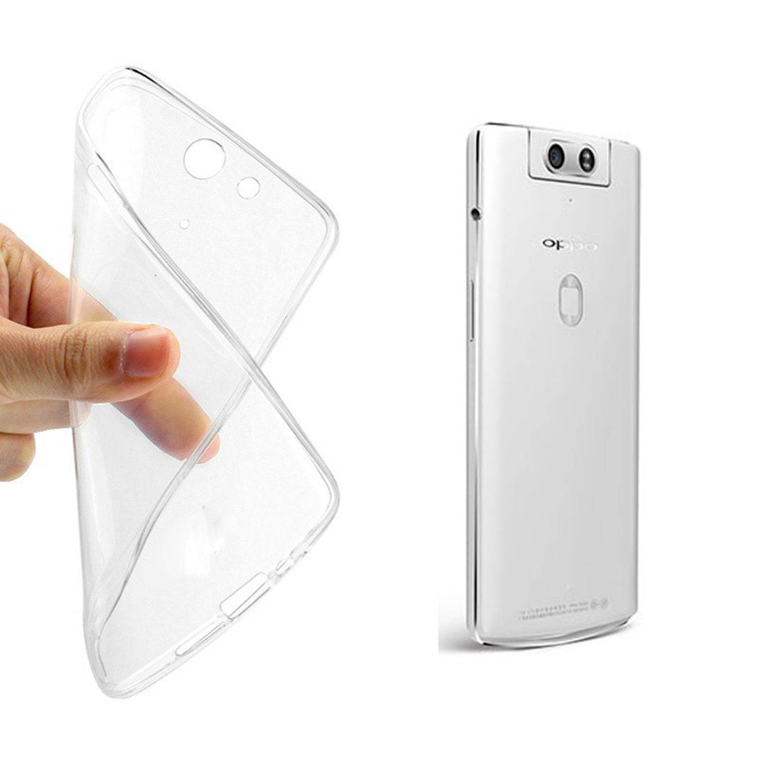 Oppo N3 Handyhülle Ultra Dünn Bumper Backcover Transparent