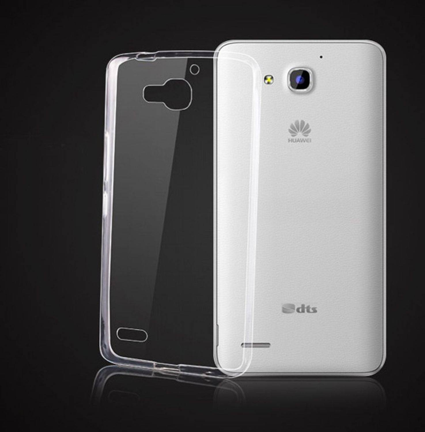 Huawei Honor 3X Handyhülle Backcover Transparent