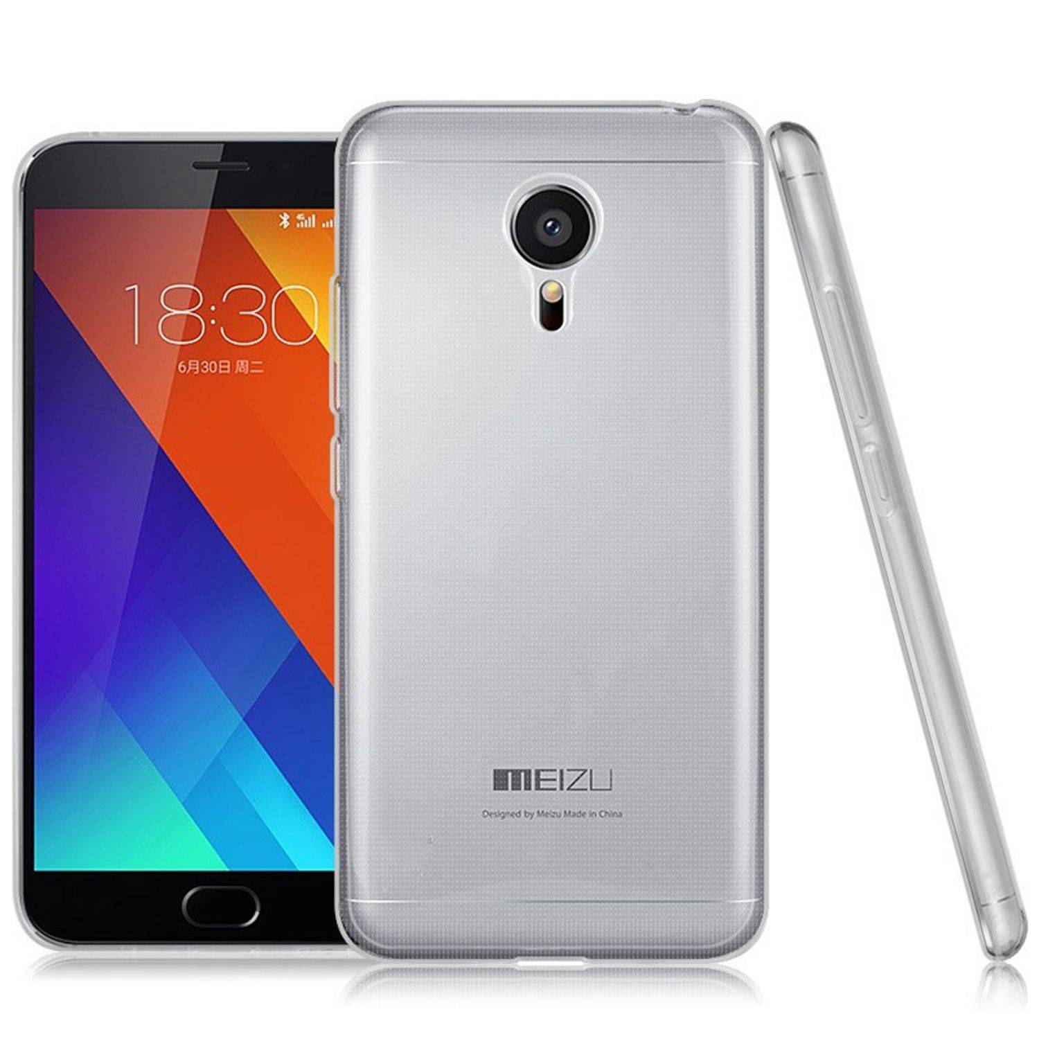 Meizu MX5 Handyhülle Ultra Dünn Bumper Backcover Transparent