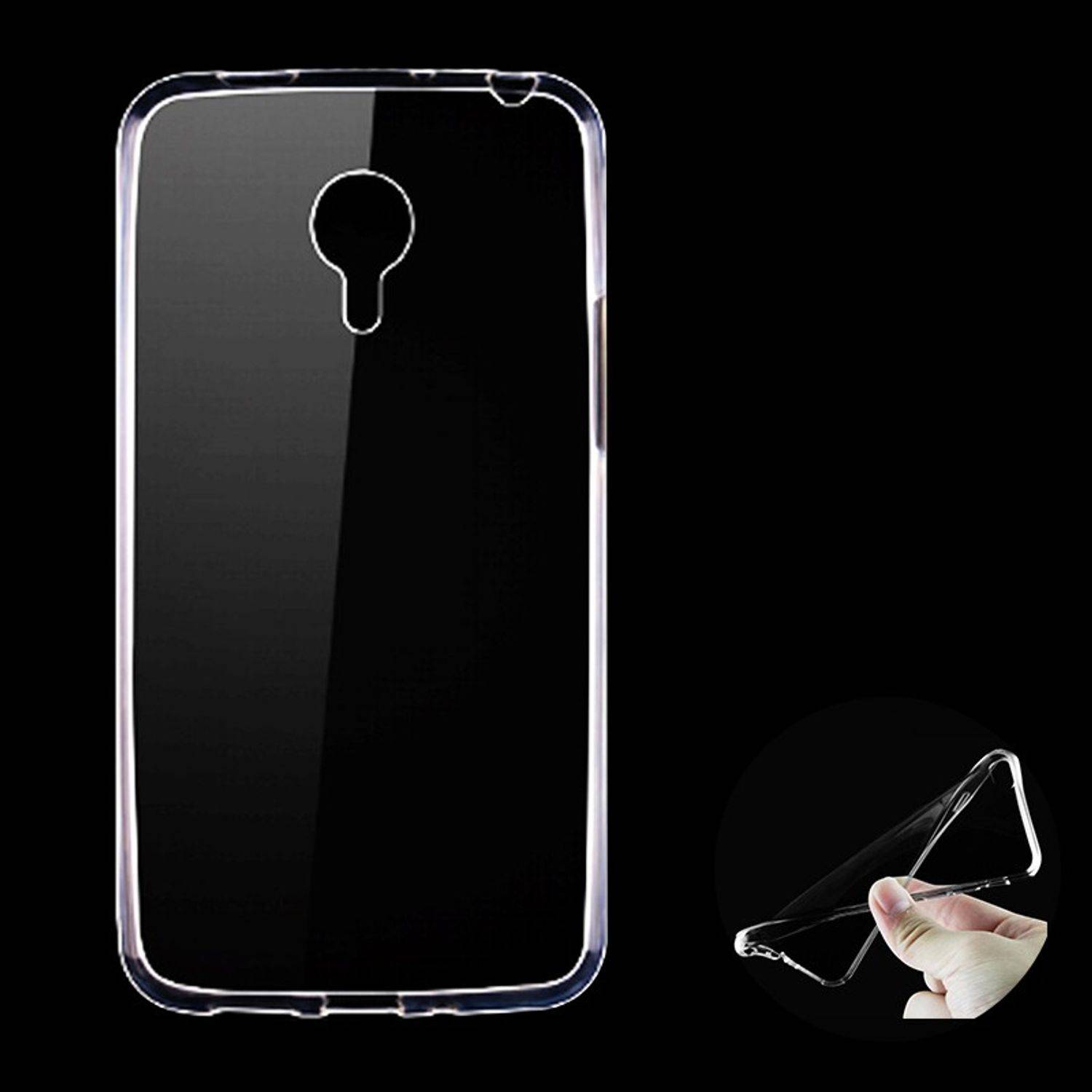 Meizu MX4 Pro Handyhülle Ultra Dünn Bumper Backcover Transparent