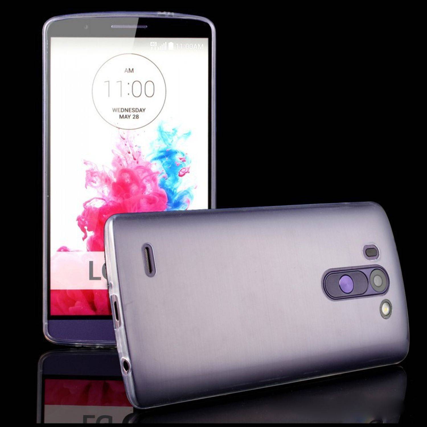 LG G3 S Handyhülle Ultra Dünn Bumper Backcover Transparent
