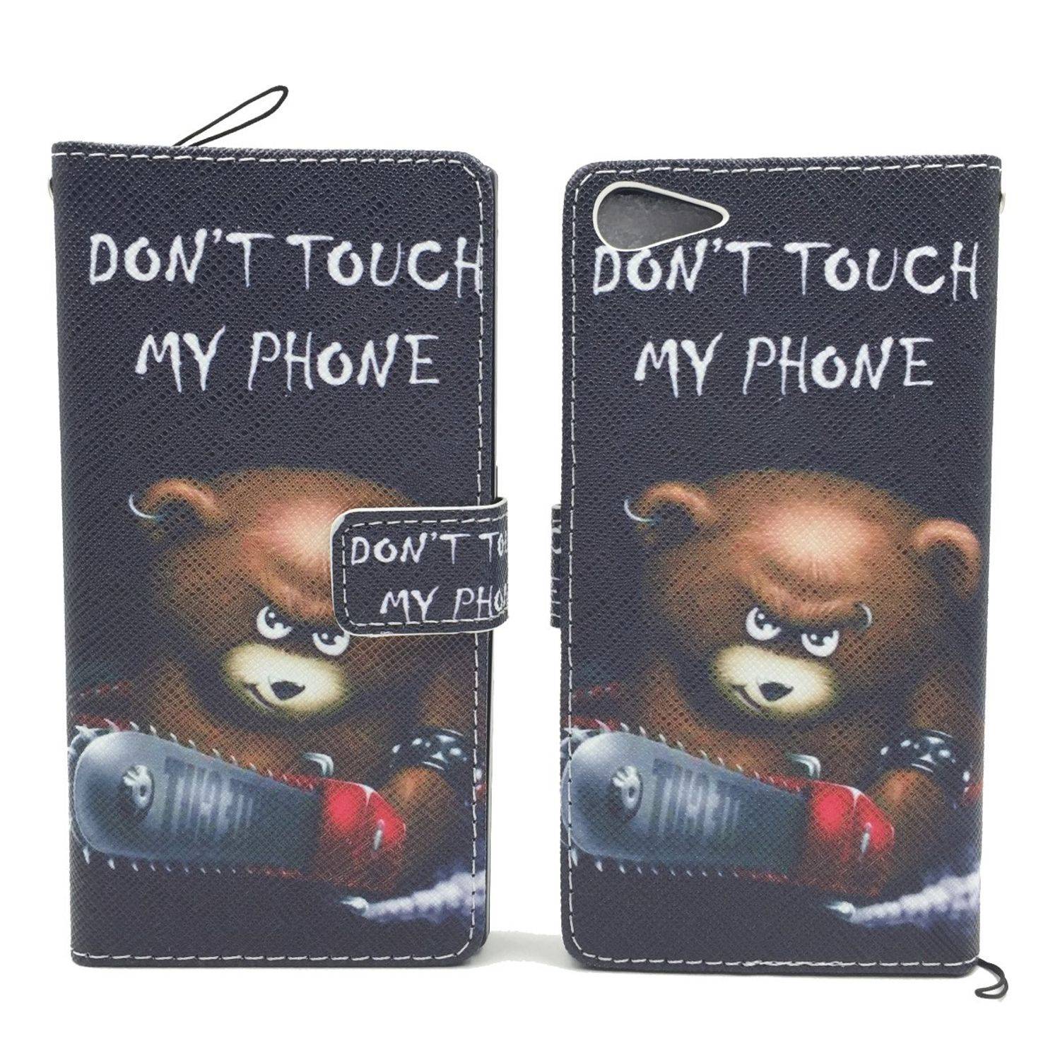 Wiko Highway Star Handyhülle Bookcover Schwarz