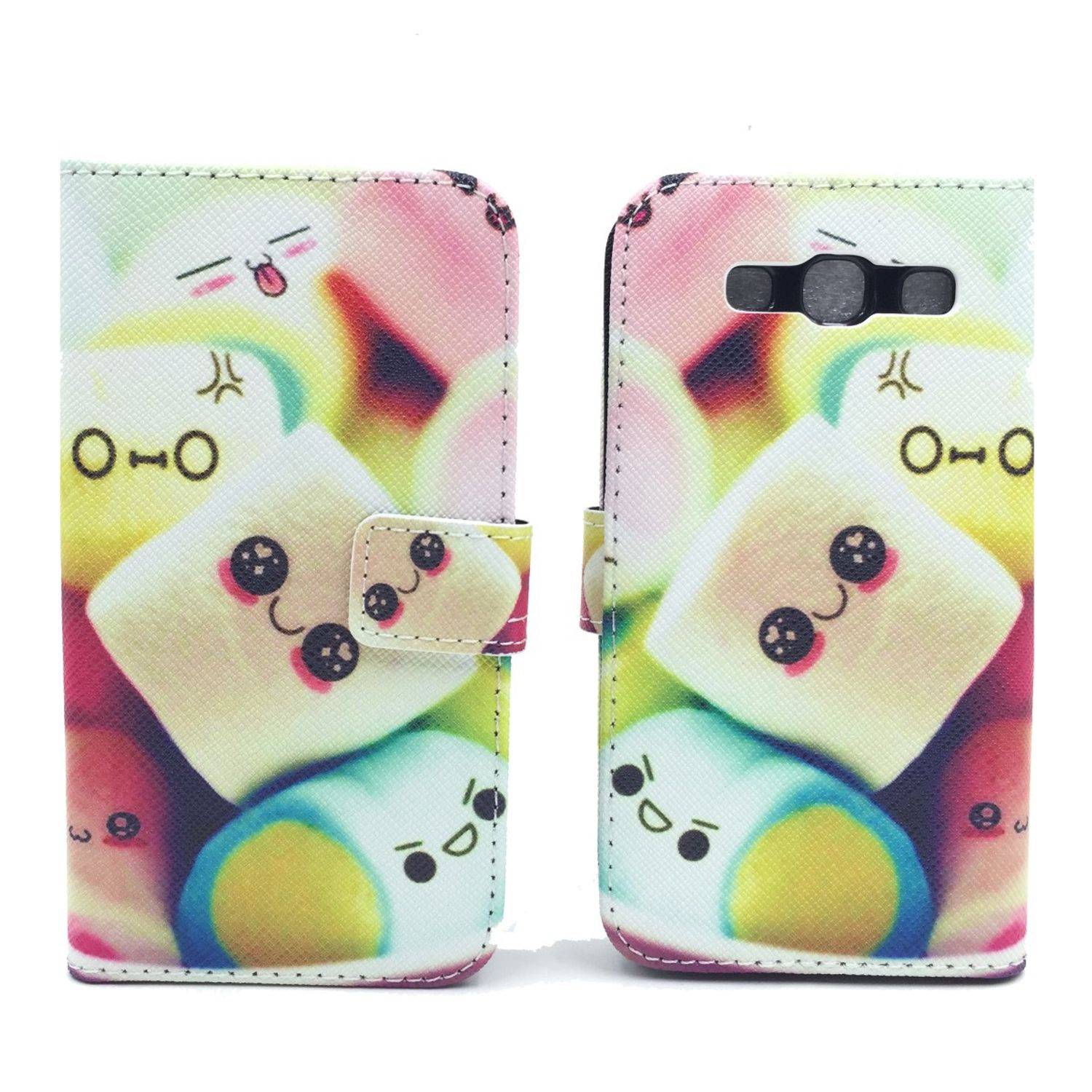 Samsung Galaxy S3 / S3 NEO Handyhülle Bookcover Mehrfarbig