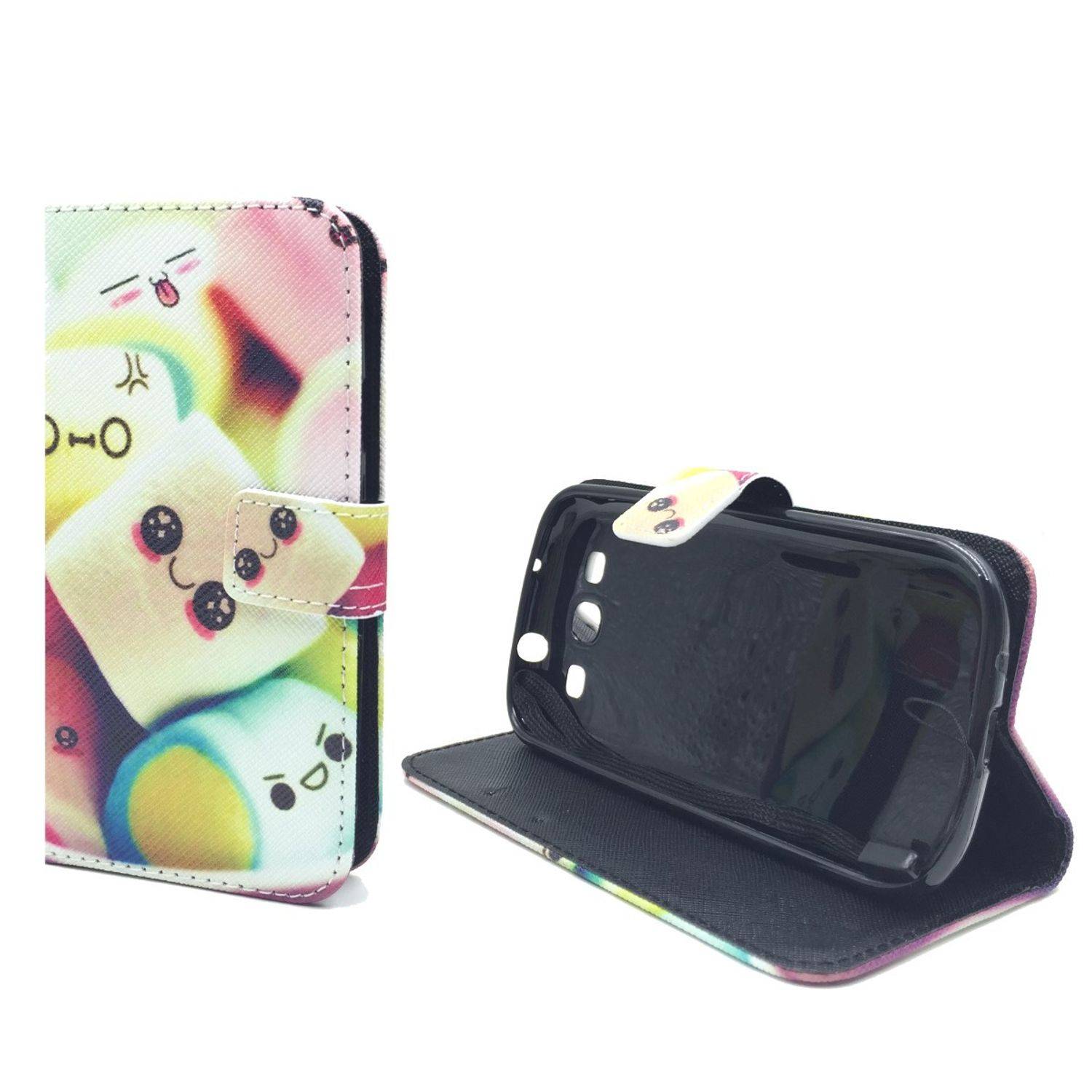 Samsung Galaxy S3 / S3 NEO Handyhülle Bookcover Mehrfarbig
