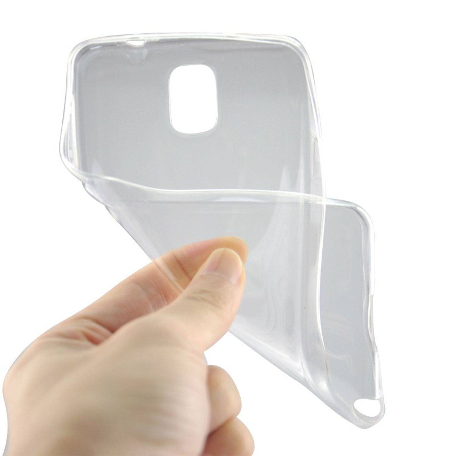 Samsung Galaxy Note 3 Handyhülle Ultra Dünn Bumper Backcover Transparent