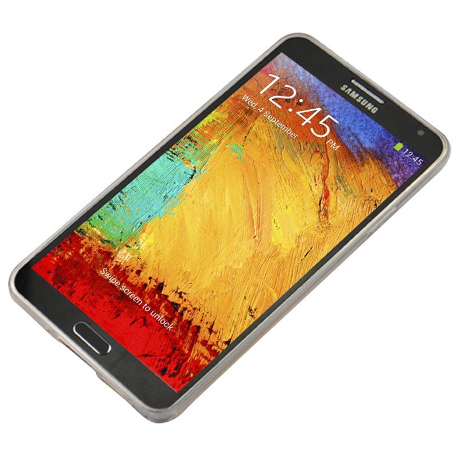 Samsung Galaxy Note 3 Handyhülle Ultra Dünn Bumper Backcover Transparent