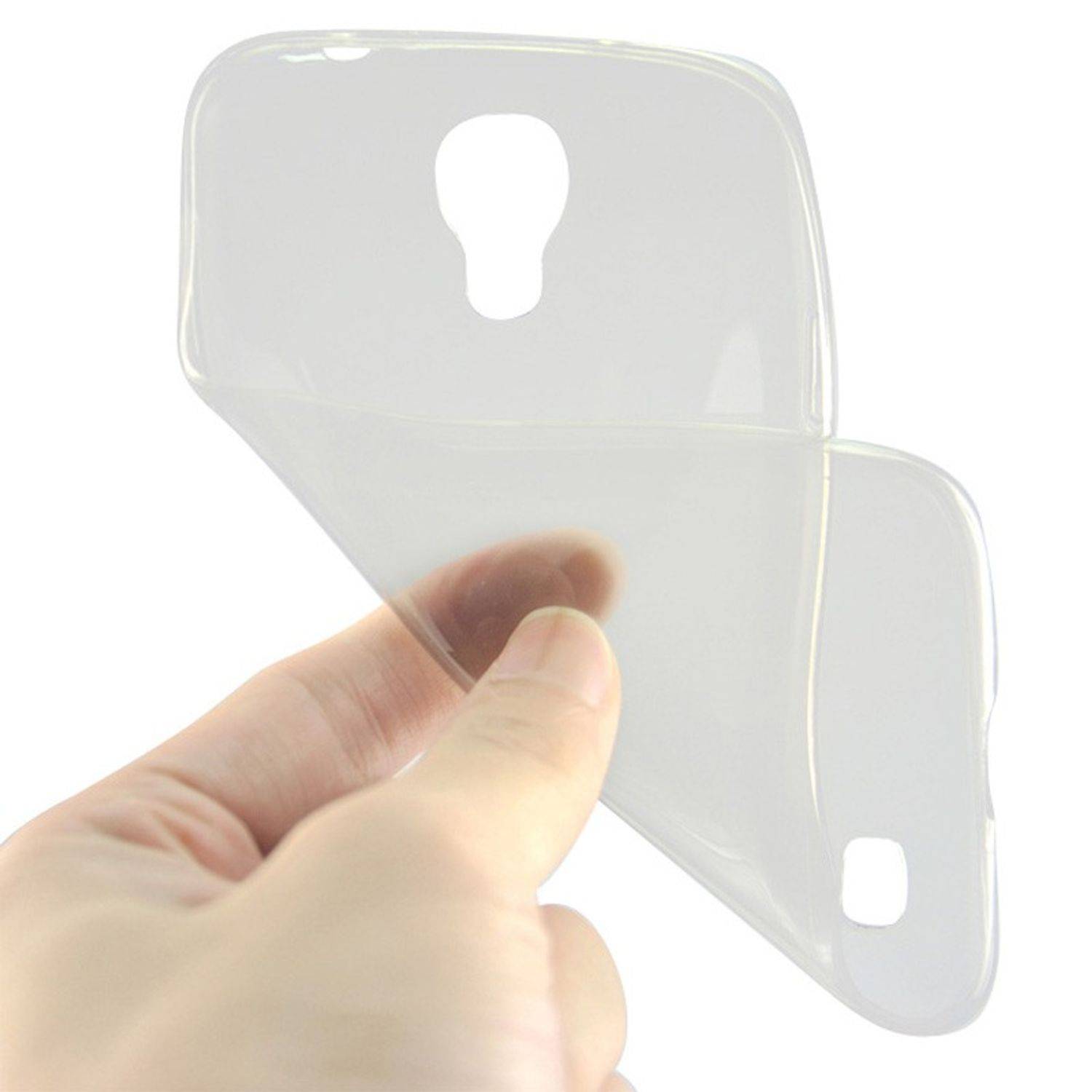 Samsung Galaxy S4 Handyhülle Ultra Dünn Bumper Backcover Transparent