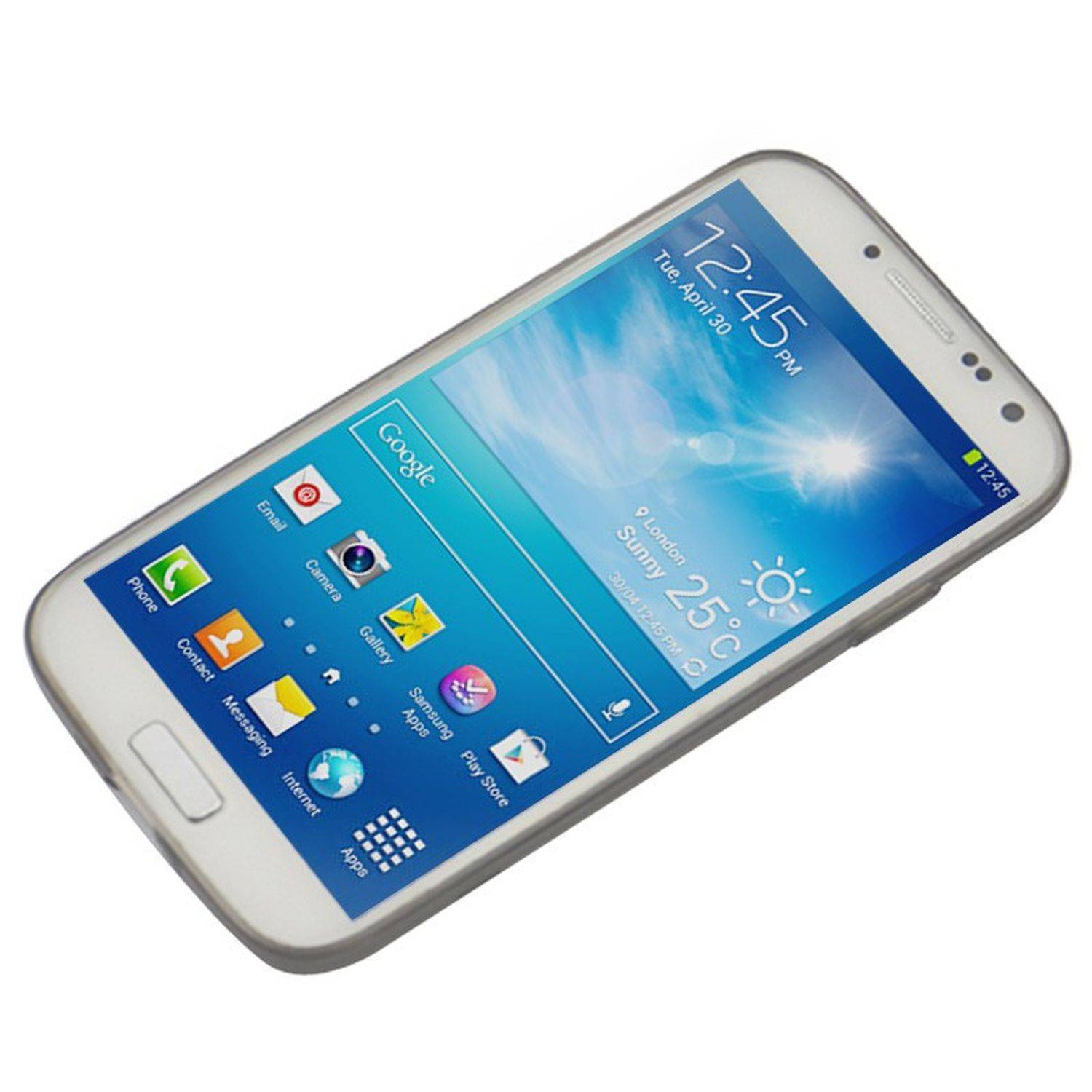 Samsung Galaxy S4 Handyhülle Ultra Dünn Bumper Backcover Transparent