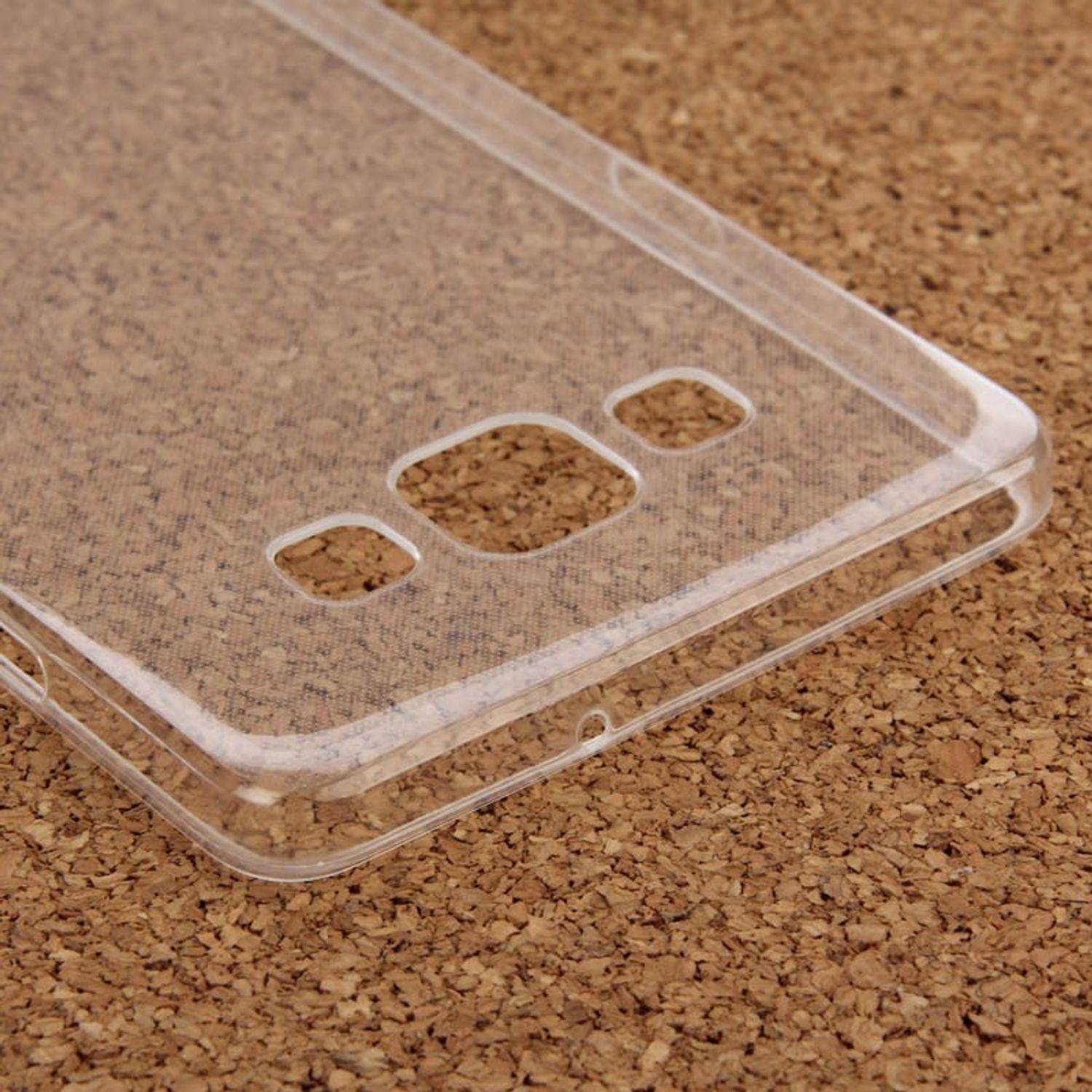 Samsung Galaxy A3 Handyhülle Ultra Dünn Bumper Backcover Transparent