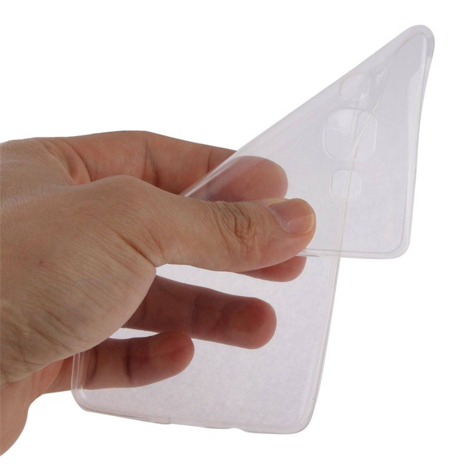 Samsung Galaxy A3 Handyhülle Ultra Dünn Bumper Backcover Transparent