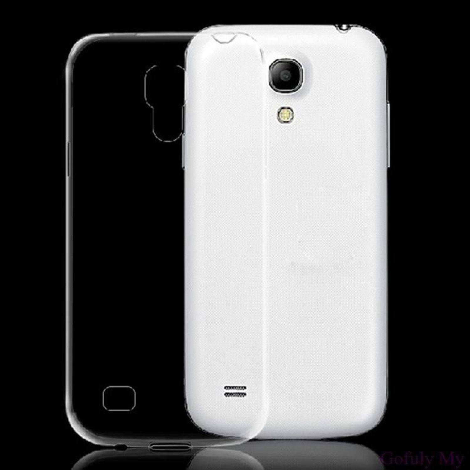 Samsung Galaxy S4 Mini Handyhülle Ultra Dünn Bumper Backcover Transparent