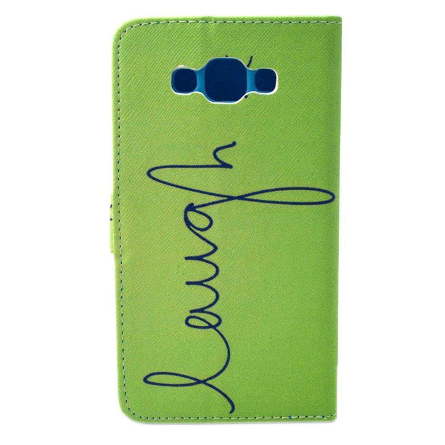 Samsung Galaxy E7 Handyhülle Backcover Blau