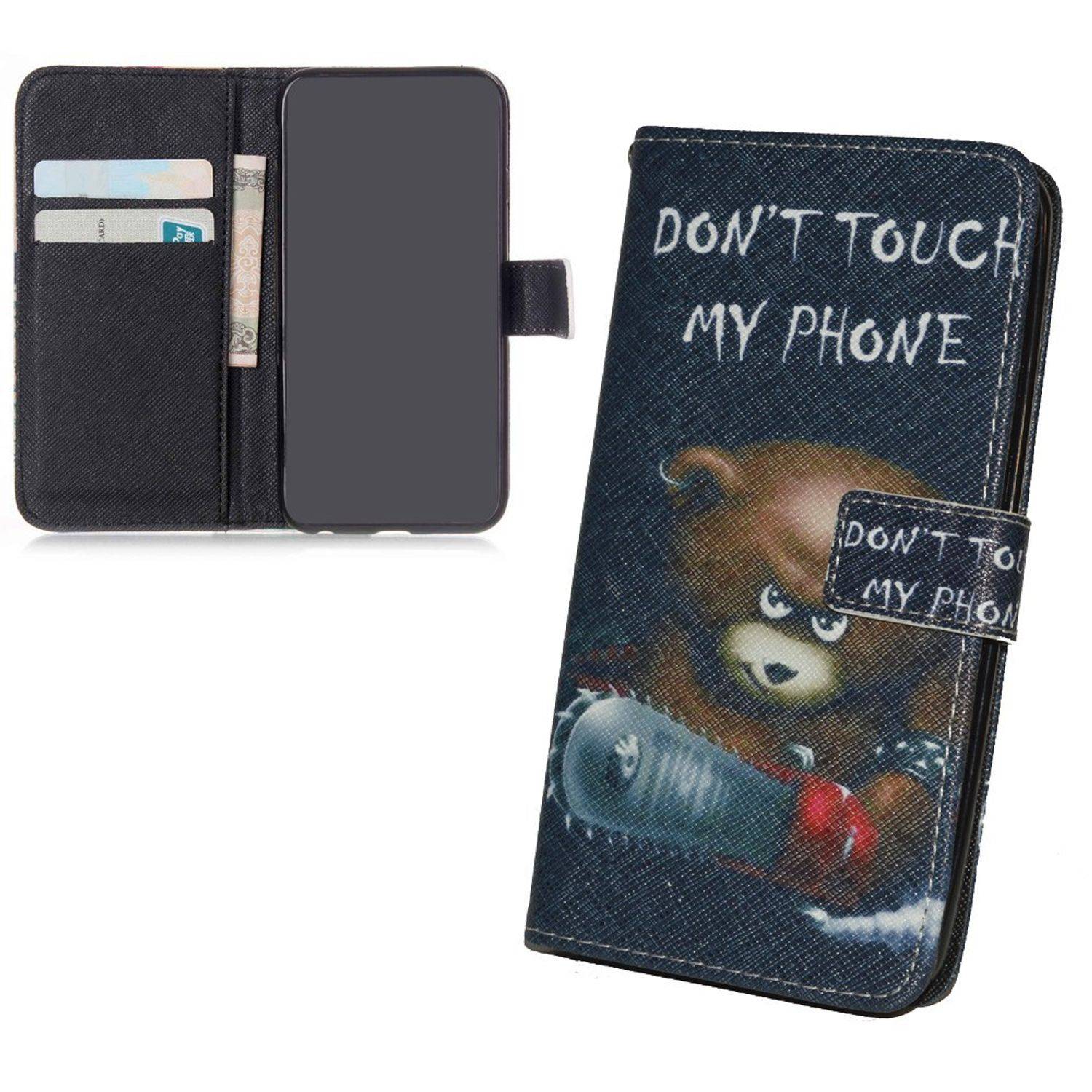 Apple iPhone 6 Plus / 6s Plus Handyhülle Bookcover Schwarz