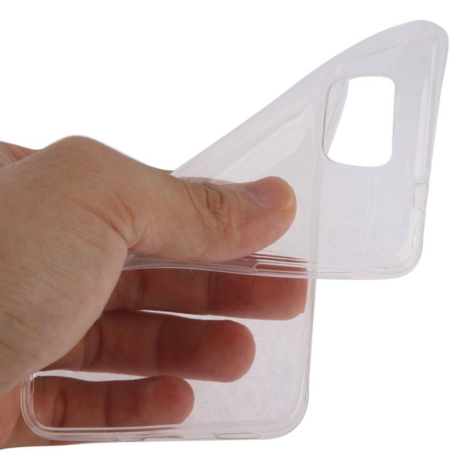 Samsung Galaxy Alpha Handyhülle Ultra Dünn Bumper Backcover Transparent