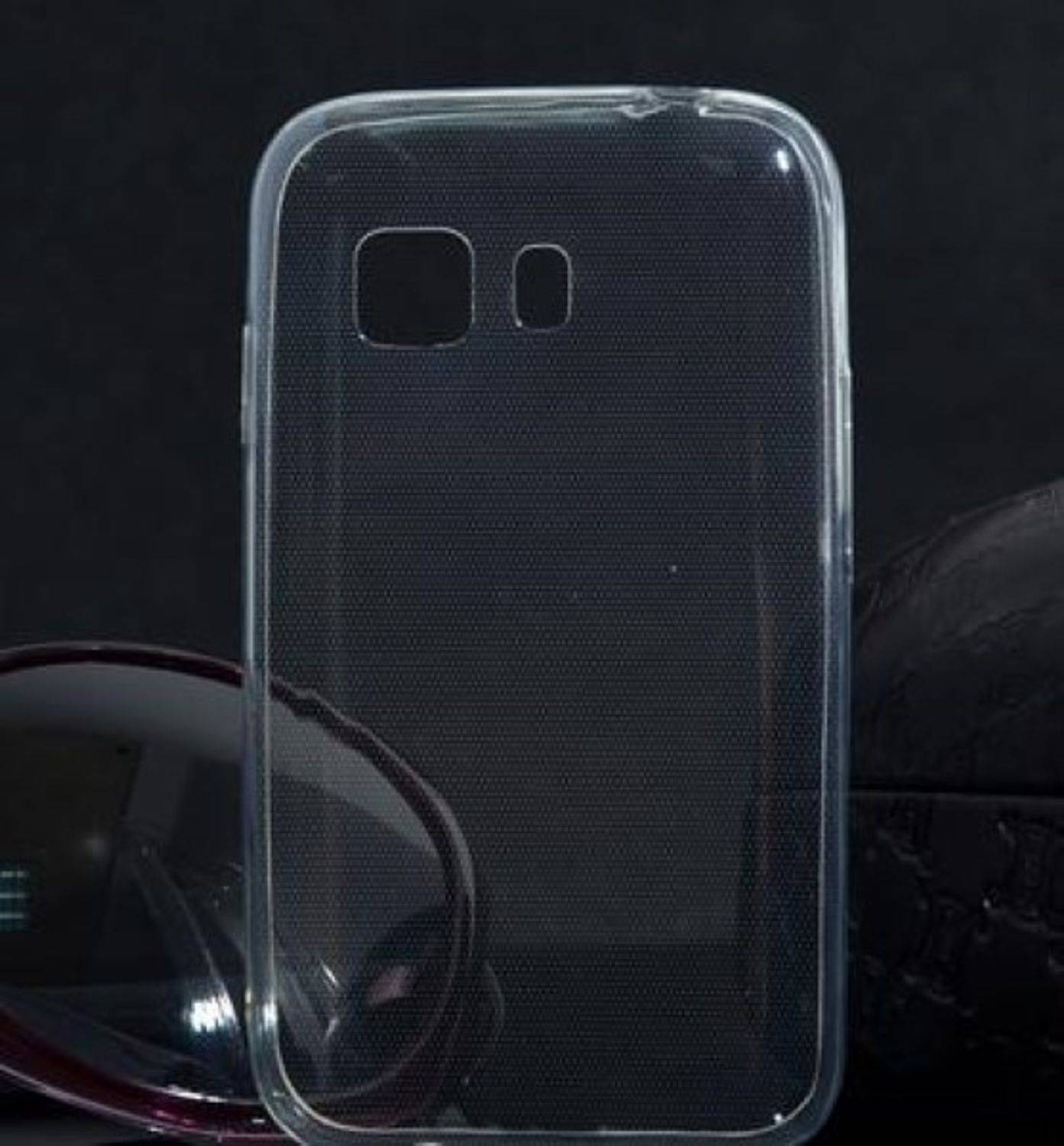 Samsung Galaxy Young 2 Handyhülle Ultra Dünn Bumper Backcover Transparent