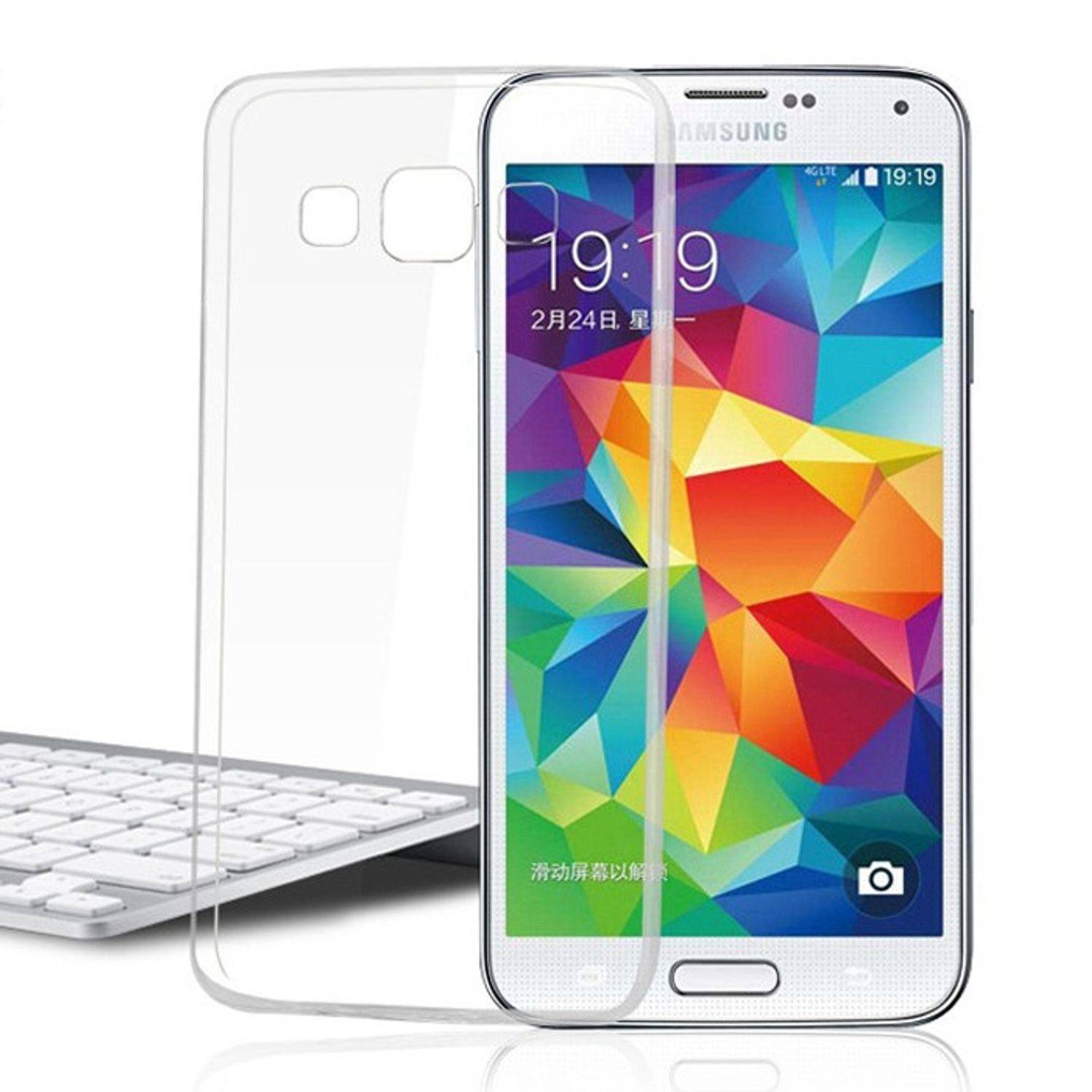 Samsung Galaxy Grand 3 Handyhülle Ultra Dünn Bumper Backcover Transparent