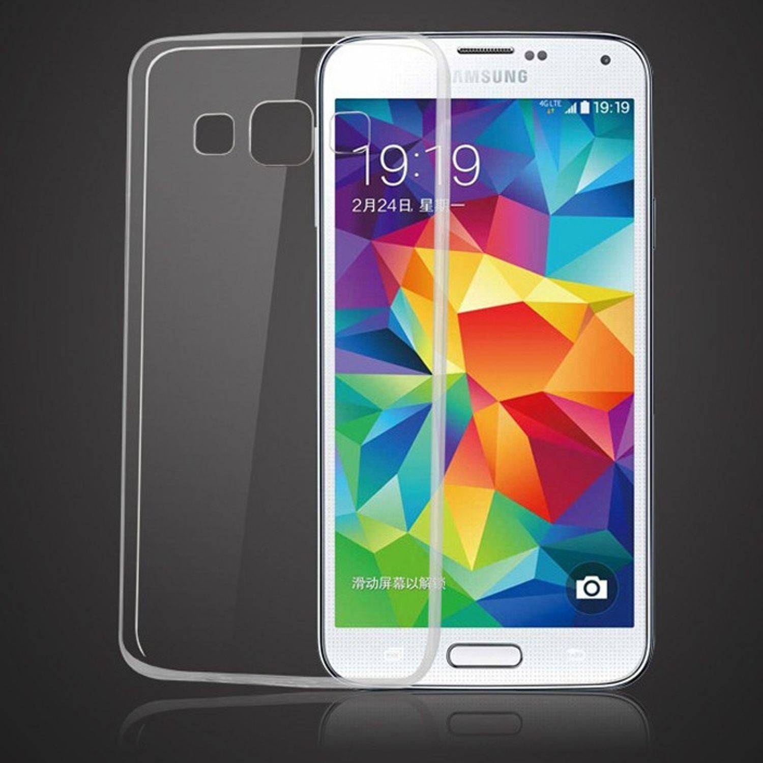 Samsung Galaxy Grand 3 Handyhülle Ultra Dünn Bumper Backcover Transparent