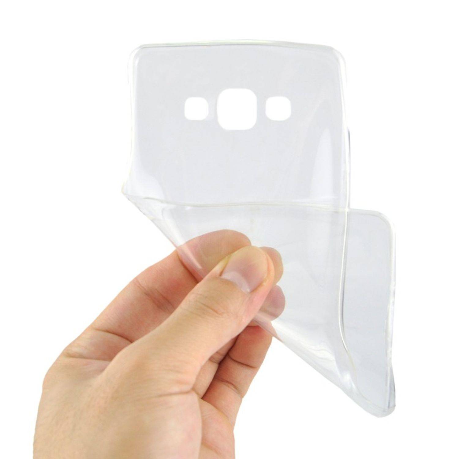Samsung Galaxy A7 Handyhülle Ultra Dünn Bumper Backcover Transparent